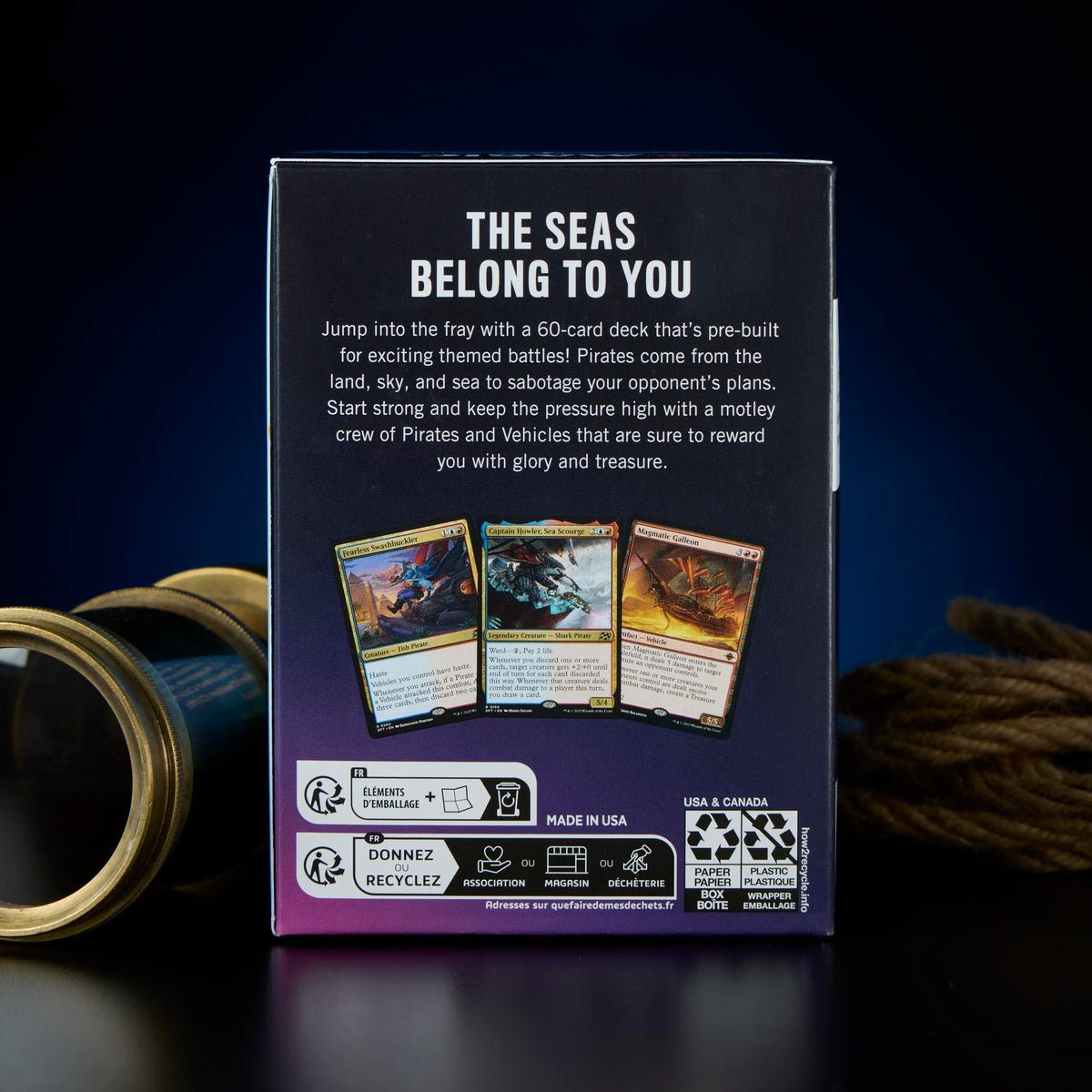 Magic: The Gathering Lorwyn Eclipsed - 60-Card Pirates Theme Deck | Standard Edition 7