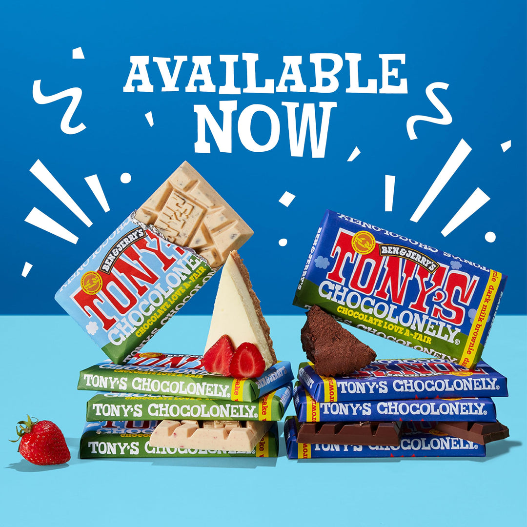 Tony's Chocolonely Dark Milk Chocolate Brownie Bar 180g