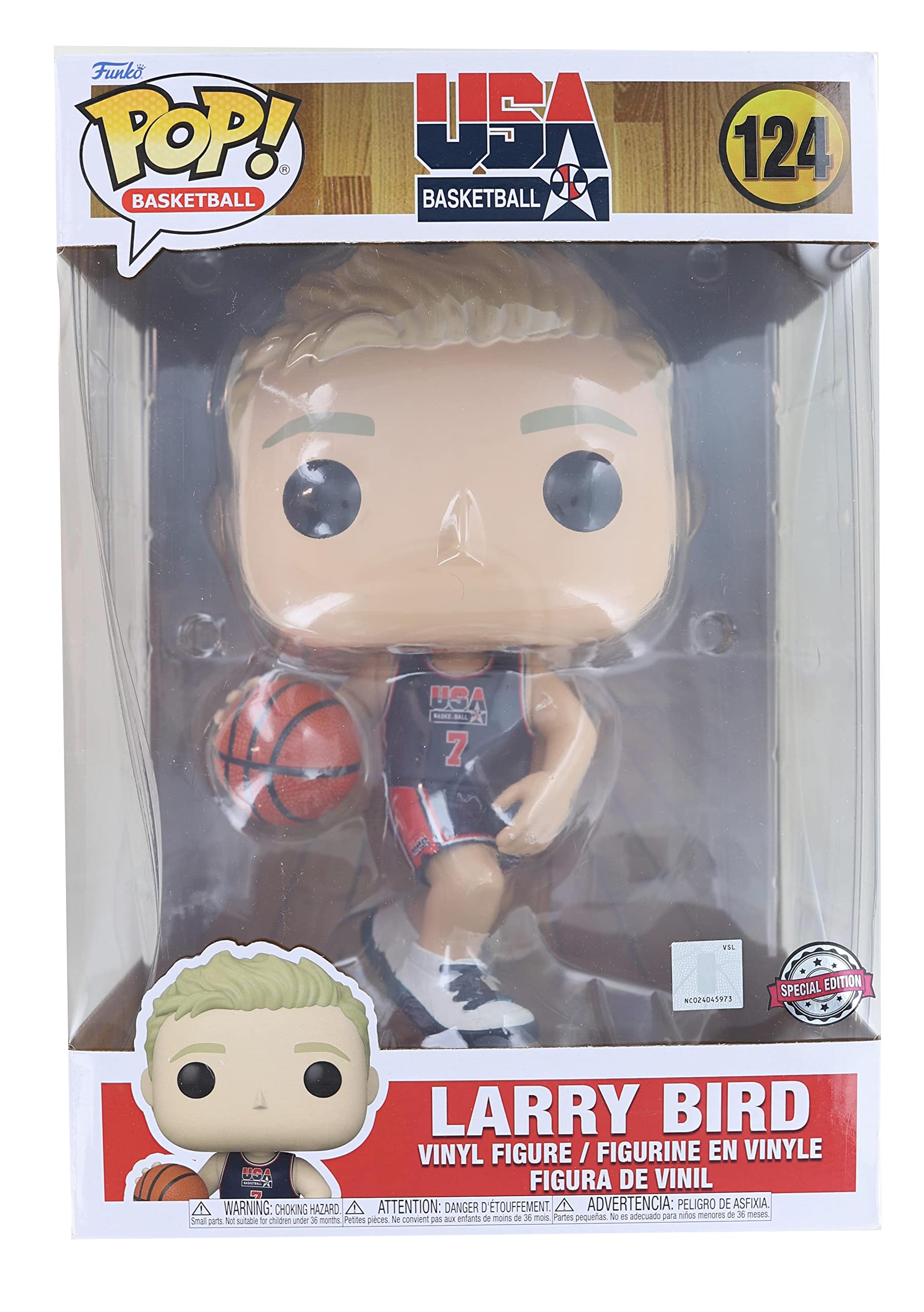 Funko Pop! Super Sized Jumbo - Larry Bird (Team USA) Vinyl Figure 5
