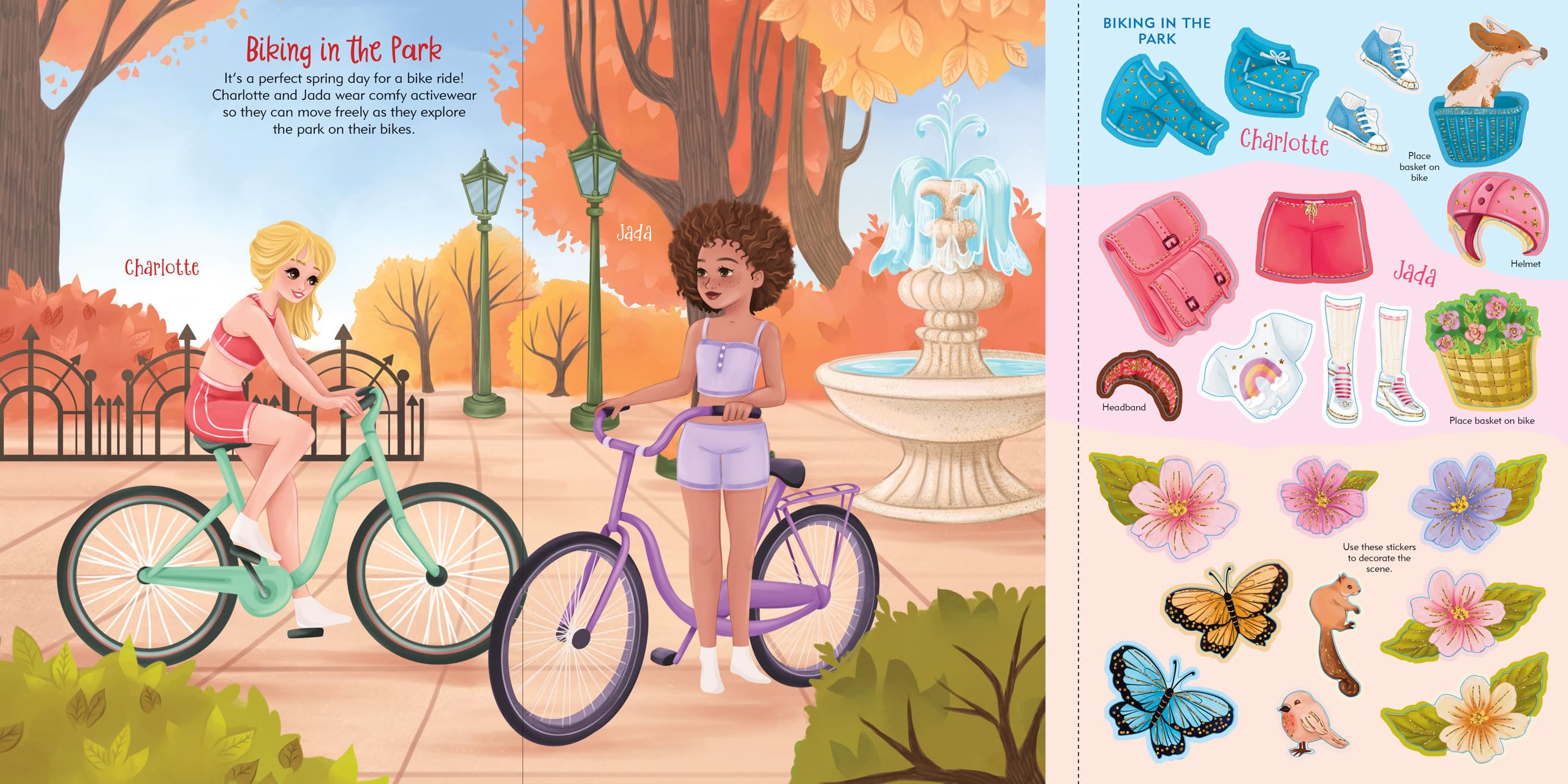Peter Pauper Press Fashion Sticker Doll Dress-Up - 200+ Repositionable Stickers | 45 Pages | Ages 5-6 4