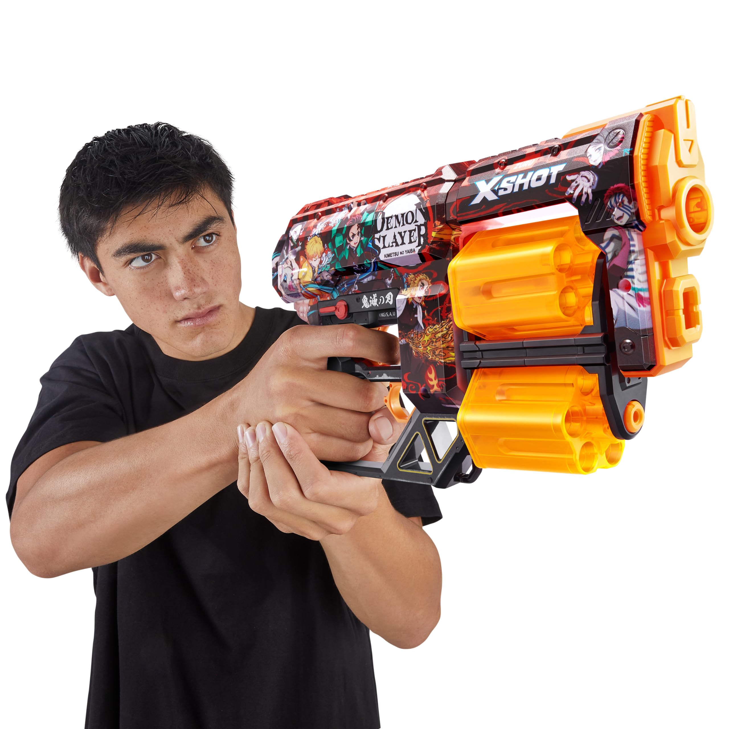 XSHOT Skins Dread Foam Blaster - Double Rotating Barrels, 12 Darts, 27m Range 3