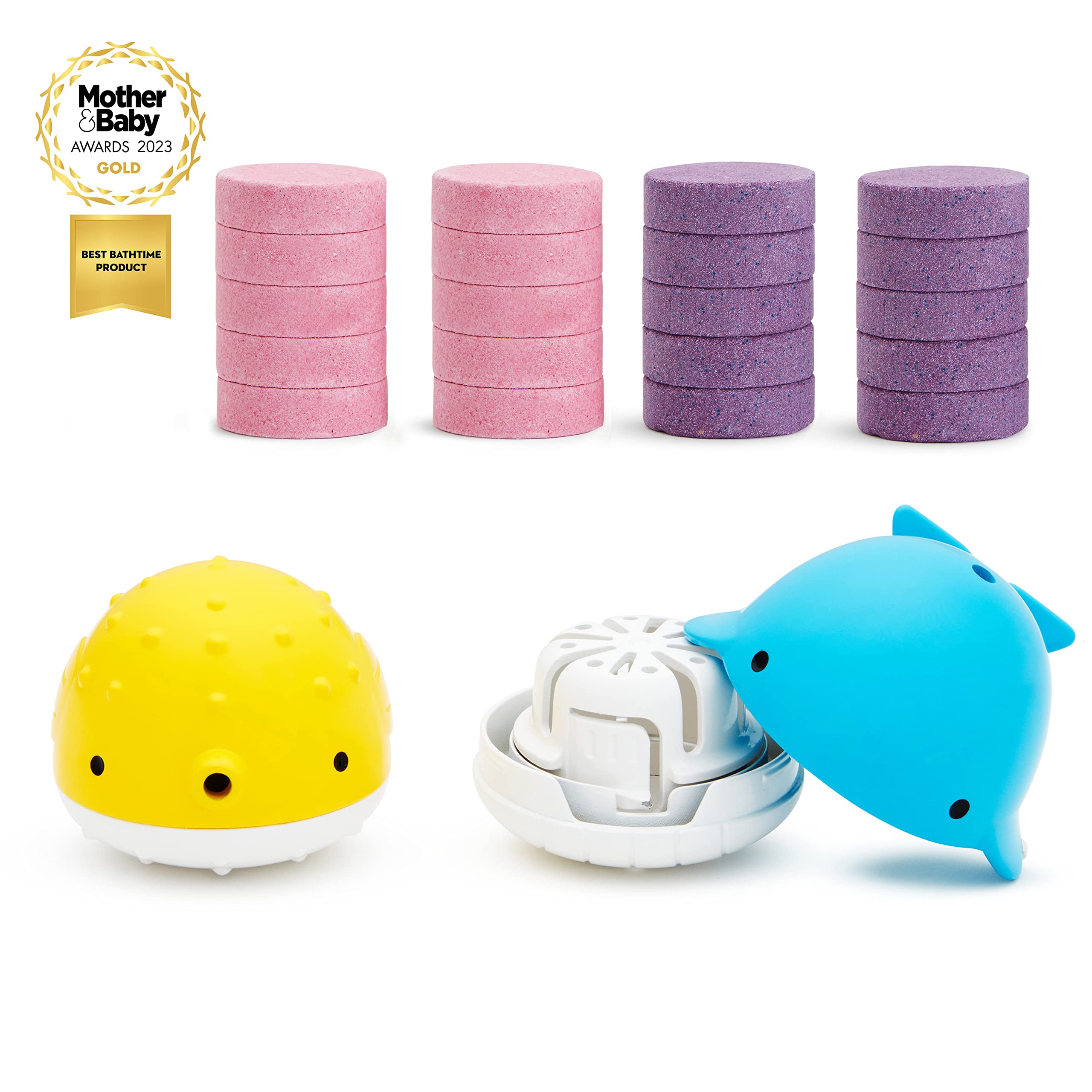 Munchkin Colour Buddies Bath Bombs & Toy Dispenser Set | 20 Count | Ages 24 Months+ 8
