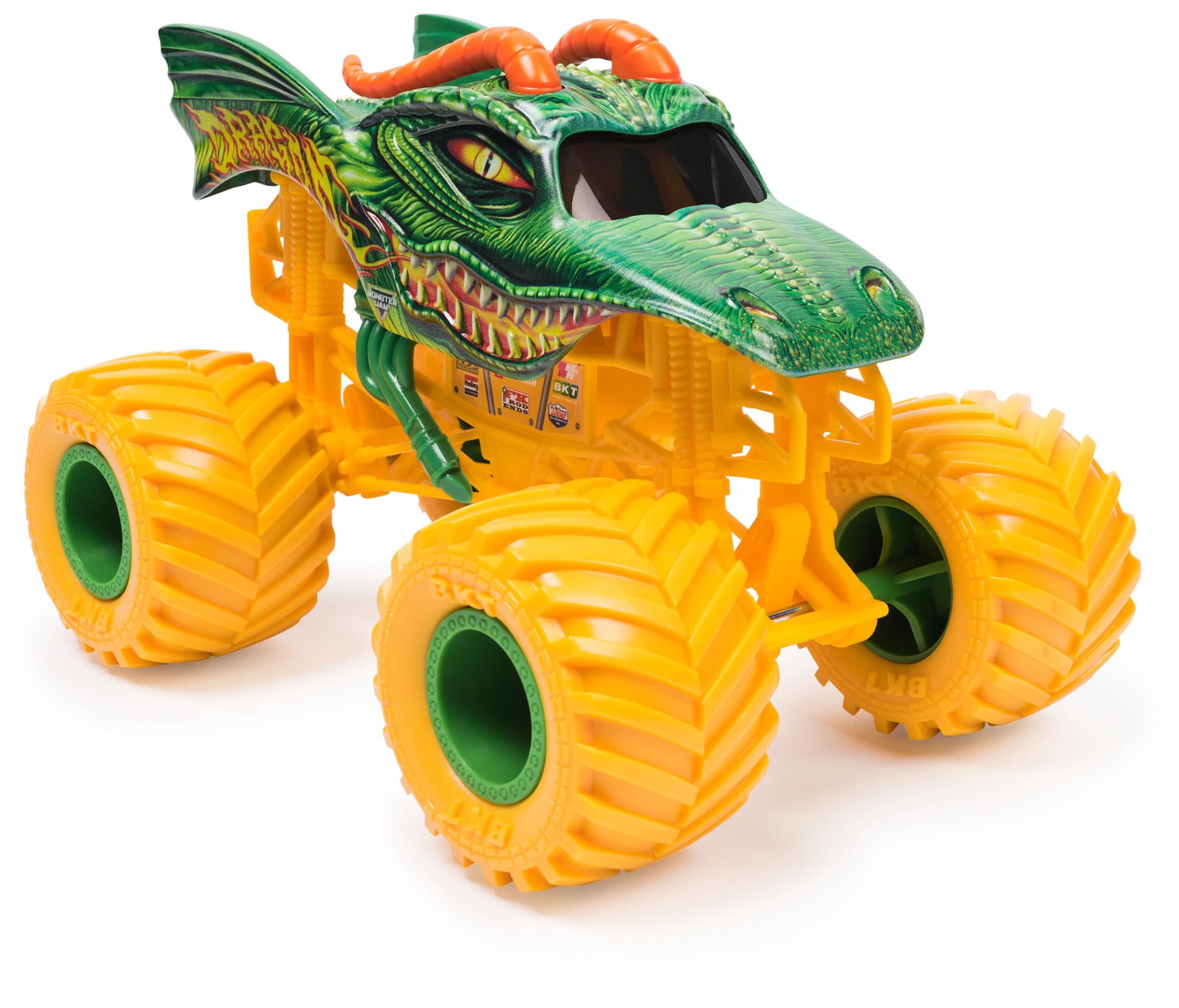 Monster Jam Dragon 1:24 Scale Collector Die-Cast Monster Truck | Working Suspension