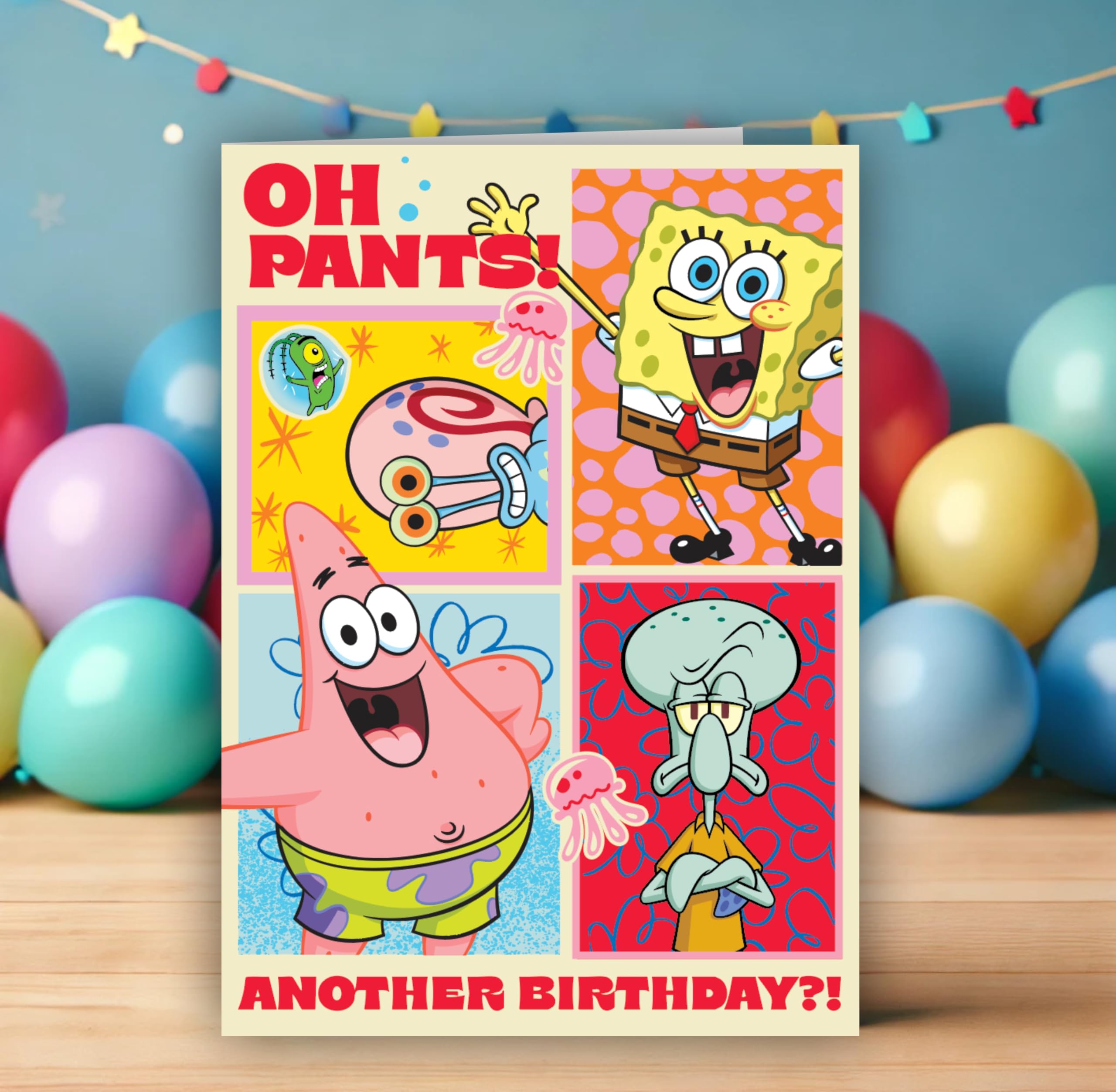 Danilo Promotions LTD SpongeBob SquarePants Funny Birthday Card | Premium Stock | Envelope Included 4