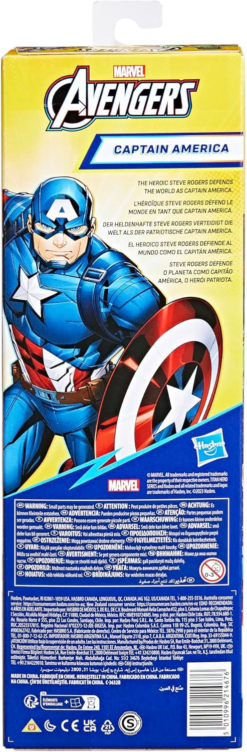 Marvel Avengers Titan Hero Series Captain America 12” Action Figure