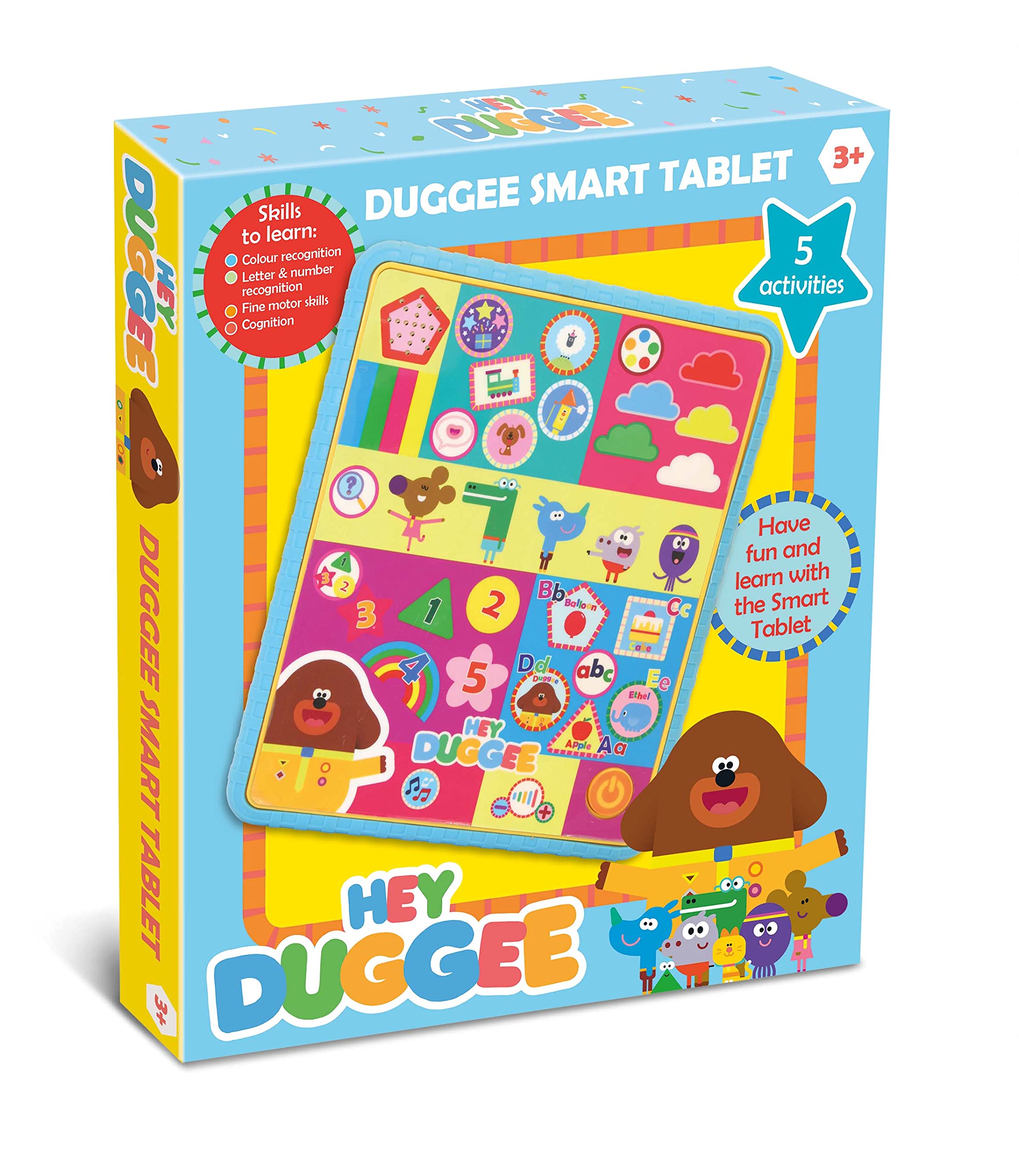 Hey Duggee HD21 Smart Tablet Toy for Kids - Learning Colours, Shapes, Numbers | Ages 3+