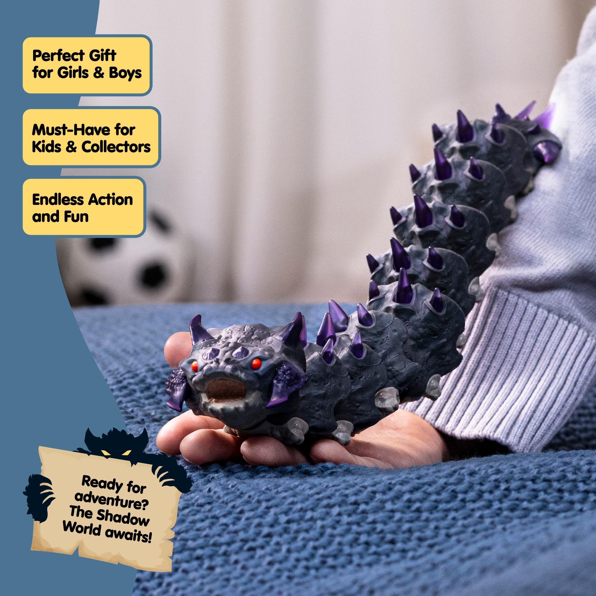 Schleich 70830 Shadow Worm - Fantasy Action Figure from Eldrador Creatures, Ages 3+ 11