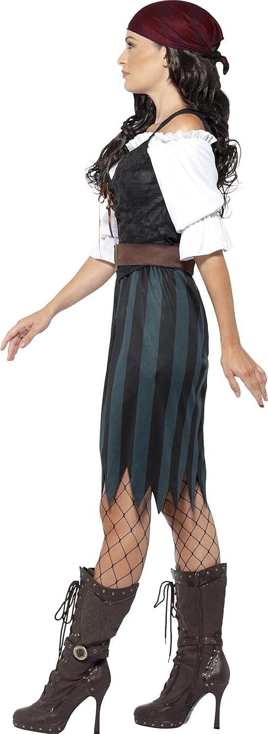 Smiffys Pirate Deckhand Costume - XS (UK Size 04-06) (45491XS)