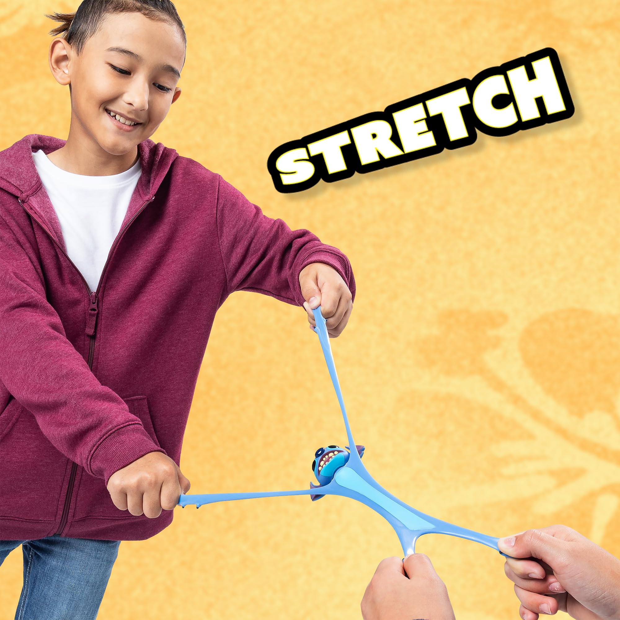Basic Fun Stretch Armstrong Mini Disney Stitch - Pocket-Sized Stretchy Latex Figure 5