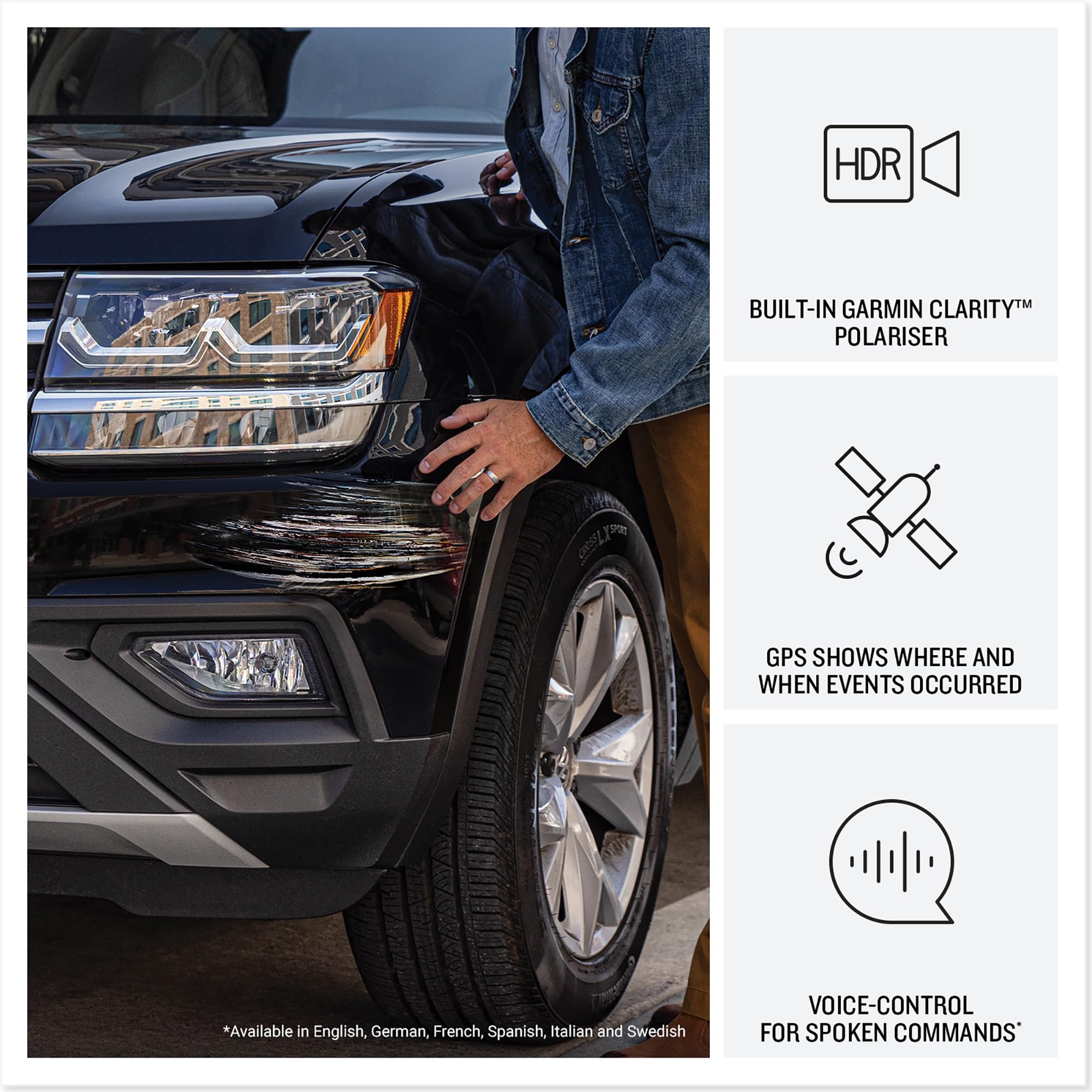 Garmin Dash Cam X310 - 4K Video, 140-Degree Field of View, Voice Controlled, Built-in GPS 11