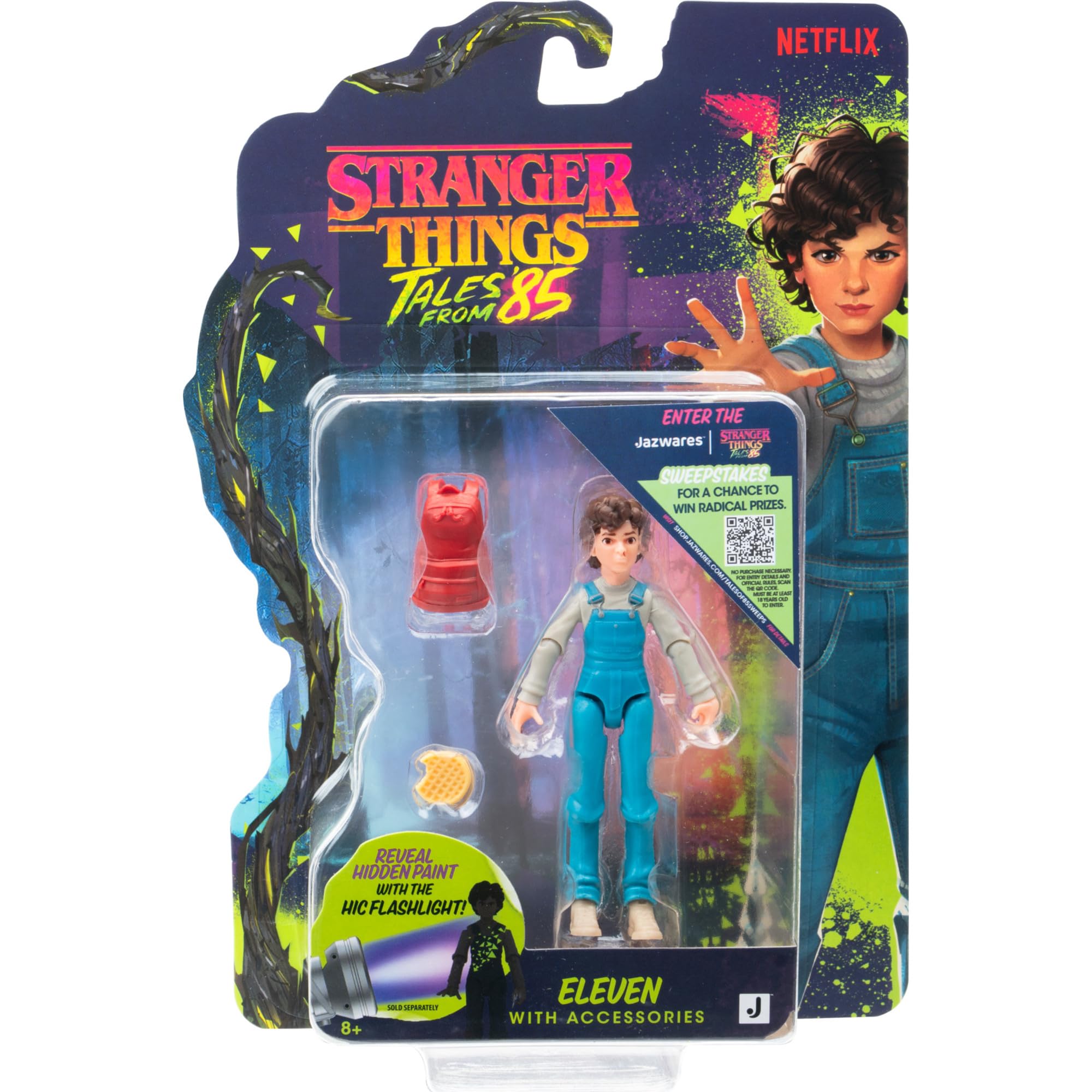 Jazwares Stranger Things: Tales from ‘85 Eleven Action Figure - 3.75-Inch, 15 Points Articulation 1