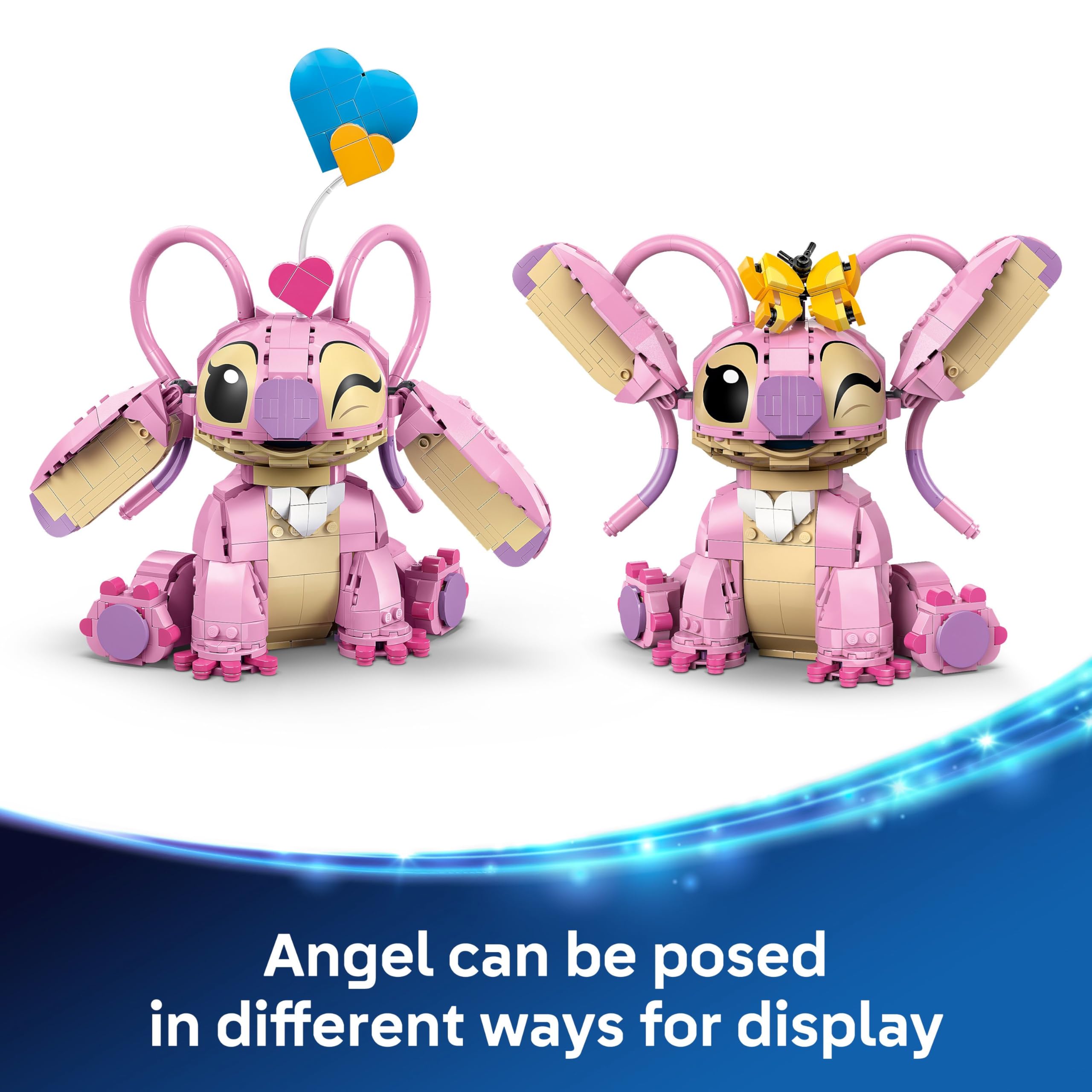 LEGO Disney Angel 43257 Building Set for Ages 9+ | Movable Parts | Display Figure 3