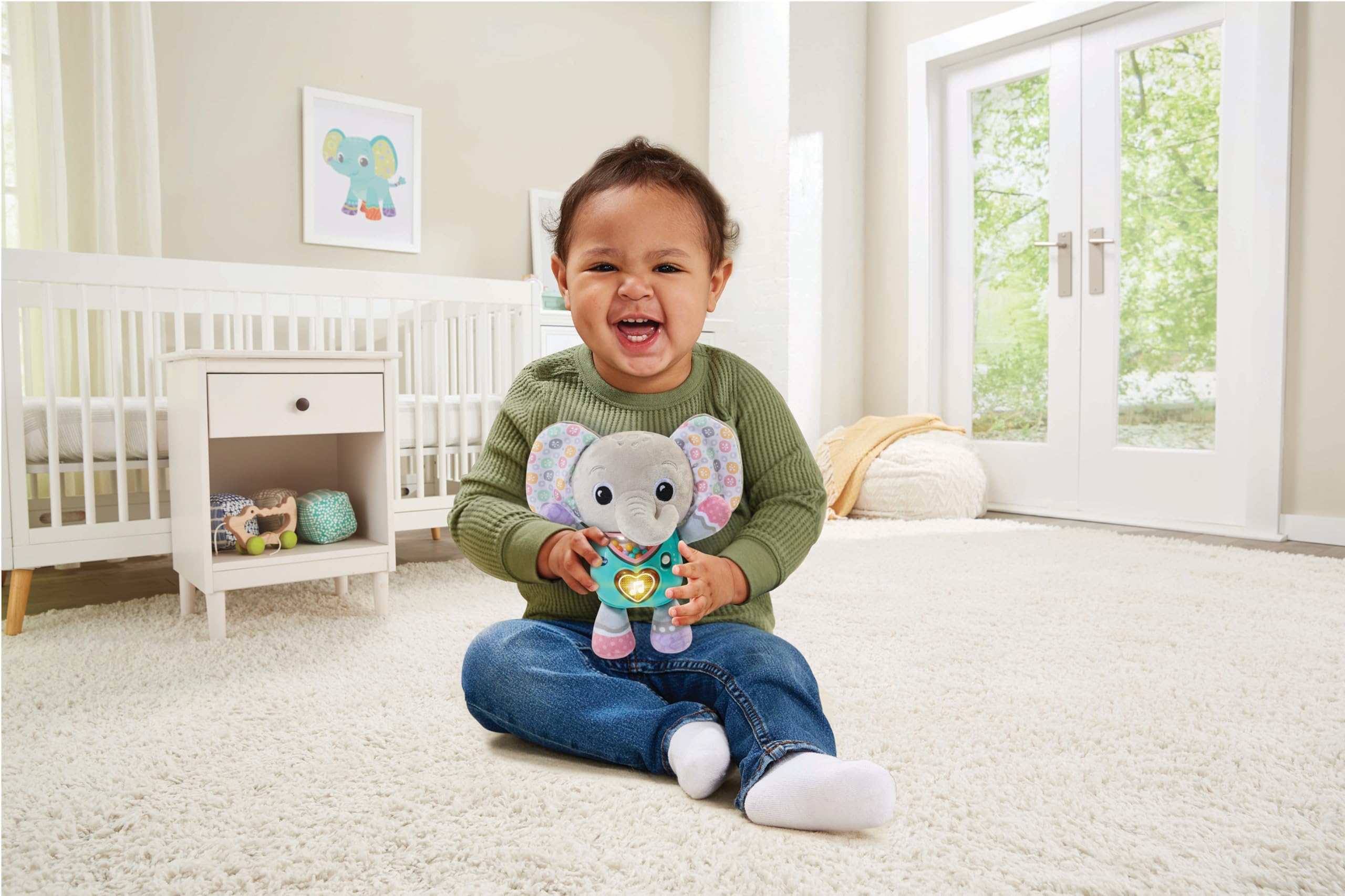 VTech Baby Cuddle & Sing Elephant - Interactive Learning Toy | Ages 3-18 Months | Pastel Pink 5