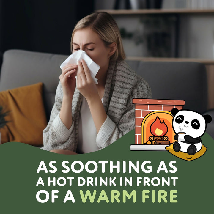The Cheeky Panda – Bamboo Facial Tissues 3-Ply Flat Box (80 Tissues) Hypoallergenic, Plastic-Free, Eco-Friendly