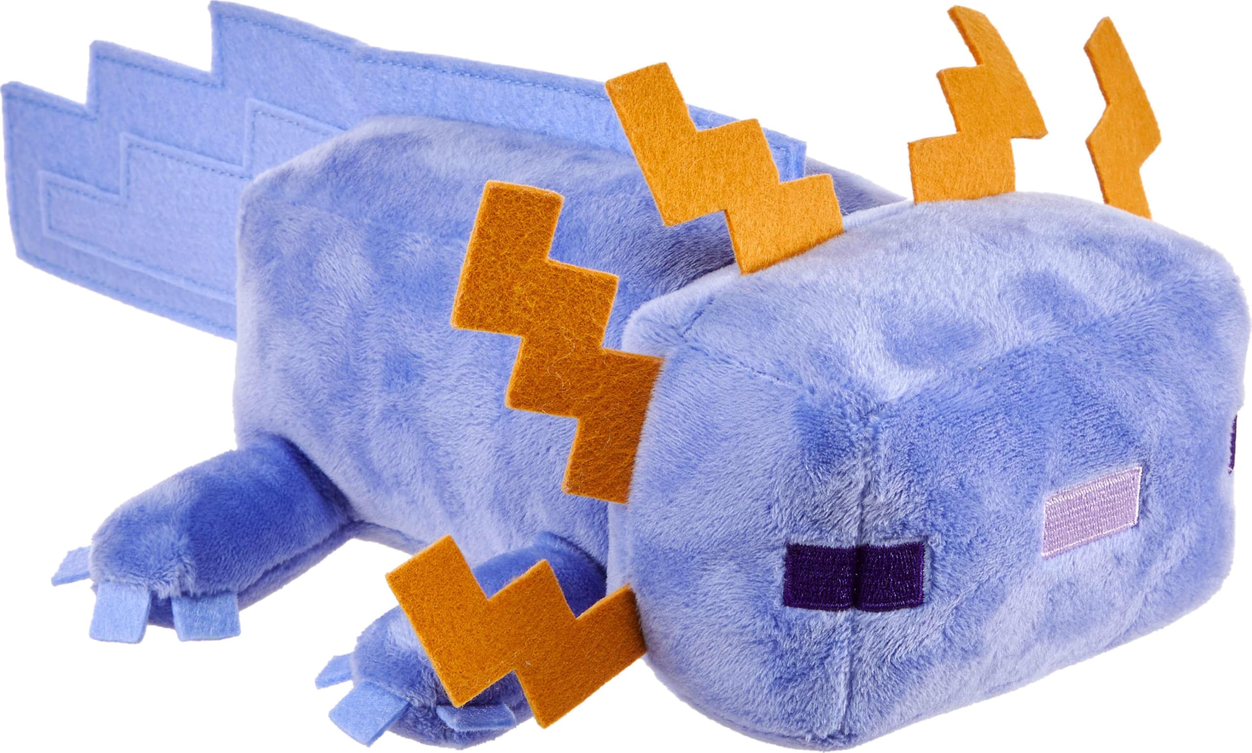 Mattel Minecraft Axolotl Plush Toy - 8 Inch Collectible Soft Doll | Pixelated Details