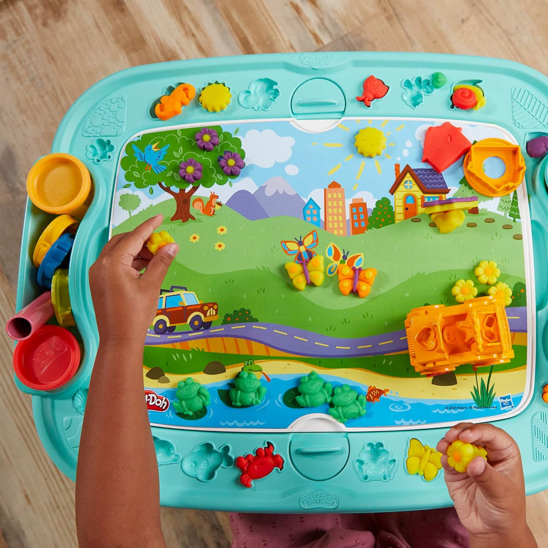Play-Doh F6927 1st Creative Table - Reversible Arts & Crafts Center for Kids 3+