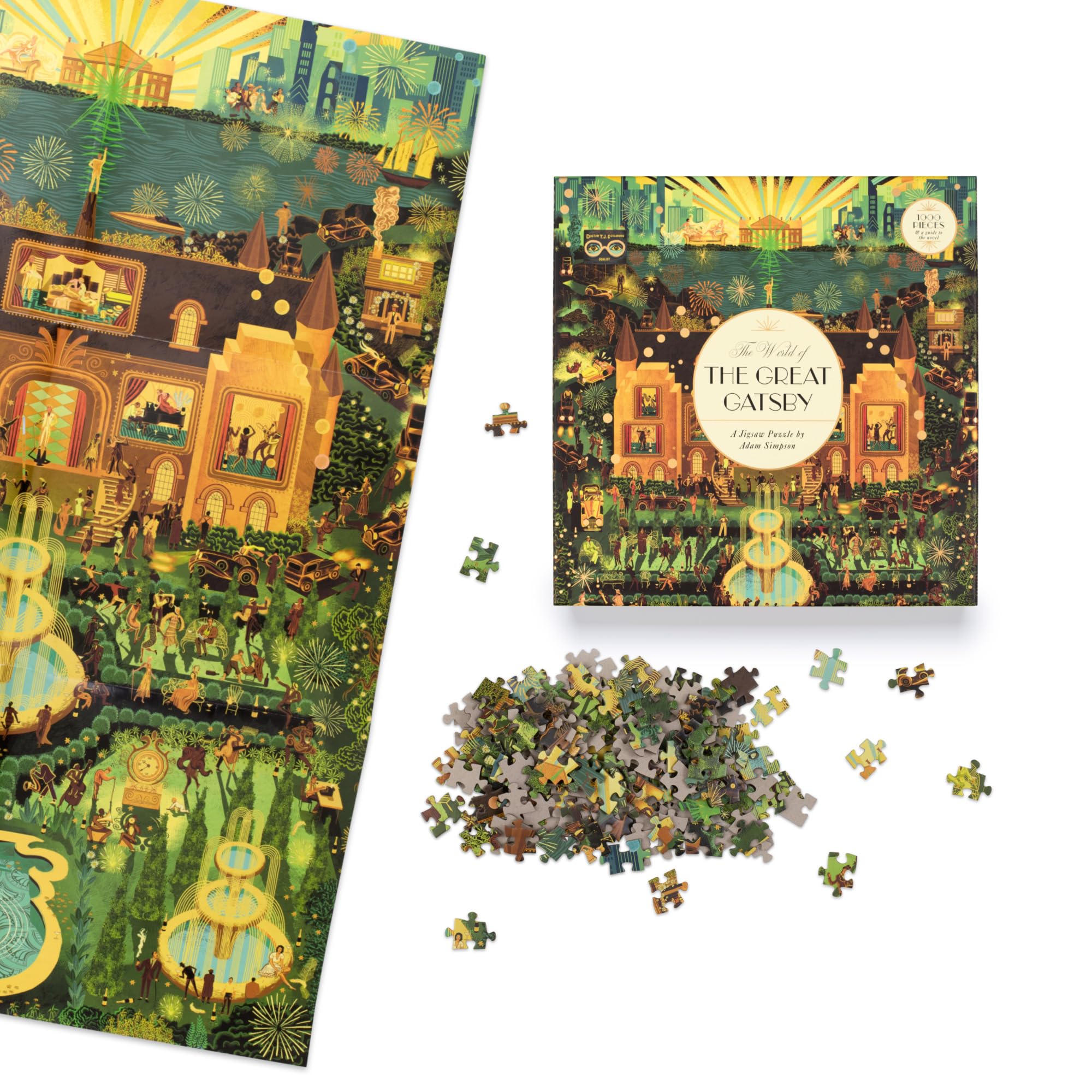 The World of the Great Gatsby Puzzle - 1000 Piece Jigsaw 9
