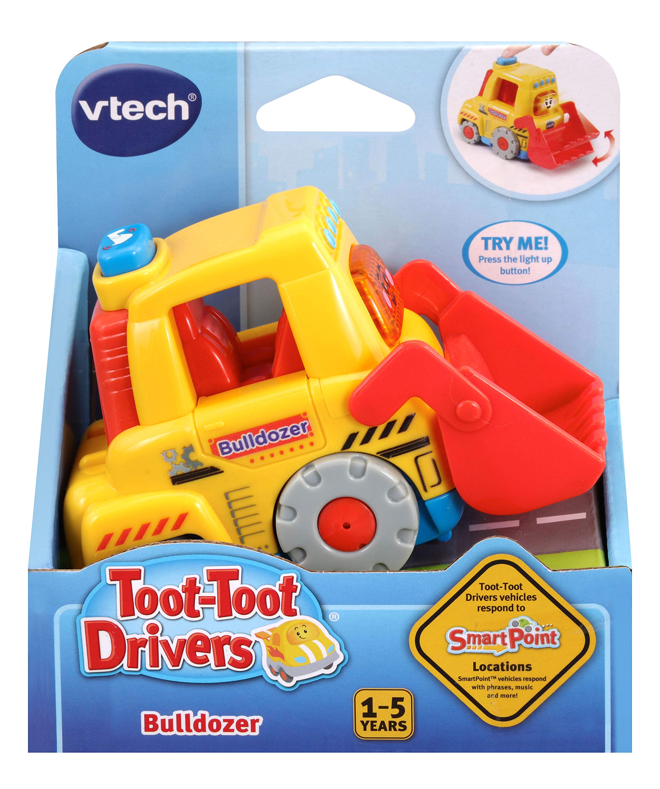 VTech Toot-Toot Drivers Bulldozer - Interactive Musical Toy for Ages 1-5 Years 3