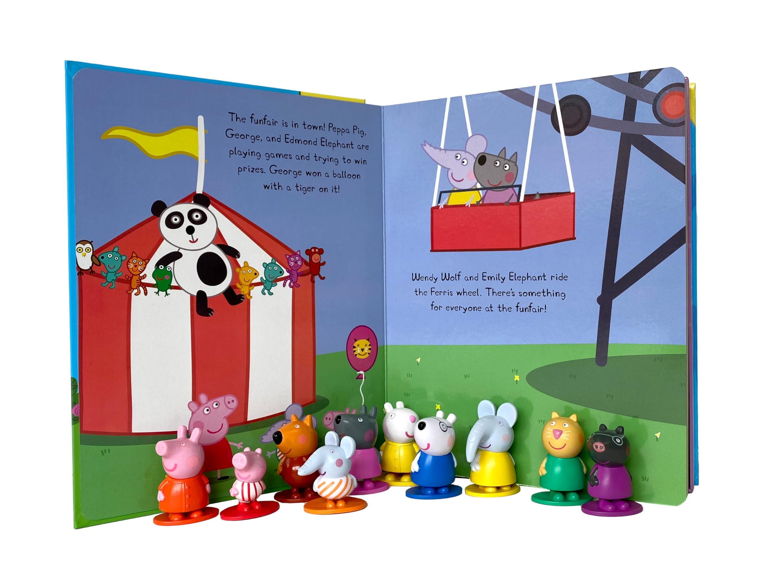Phidal Peppa Pig Better Together My Busy Books - Storybook, 10 Figurines, Playmat | Kids Edition 3