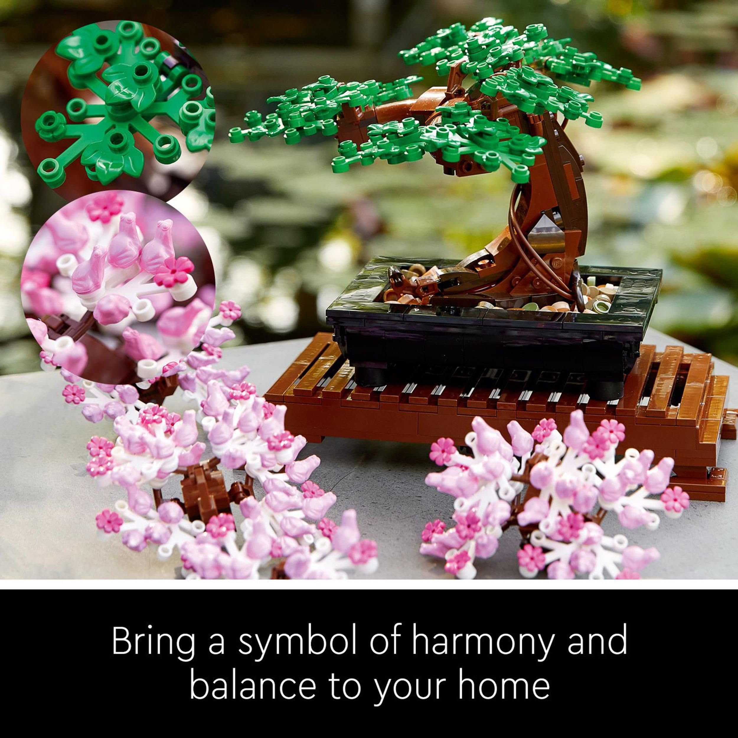 LEGO Icons 10281 Bonsai Tree Building Set for Adults | 878 Pieces | Botanical Collection