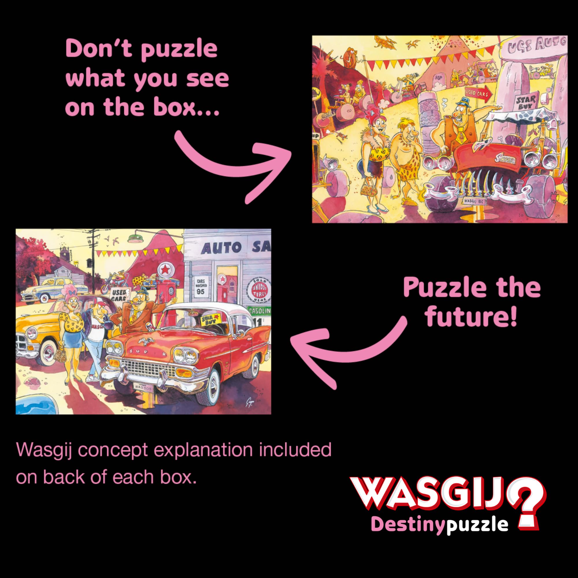 Wasgij Destiny 28: Dad Cave - 1000 Piece Puzzle for Adults 3