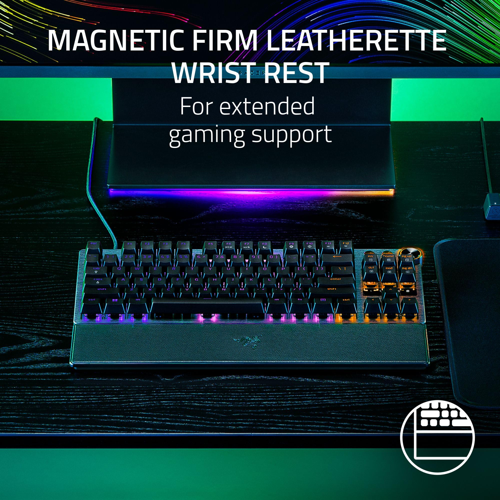 Razer Huntsman V3 Pro TKL Gaming Keyboard - Analog Optical Switches | Rapid Trigger | UK Layout 11
