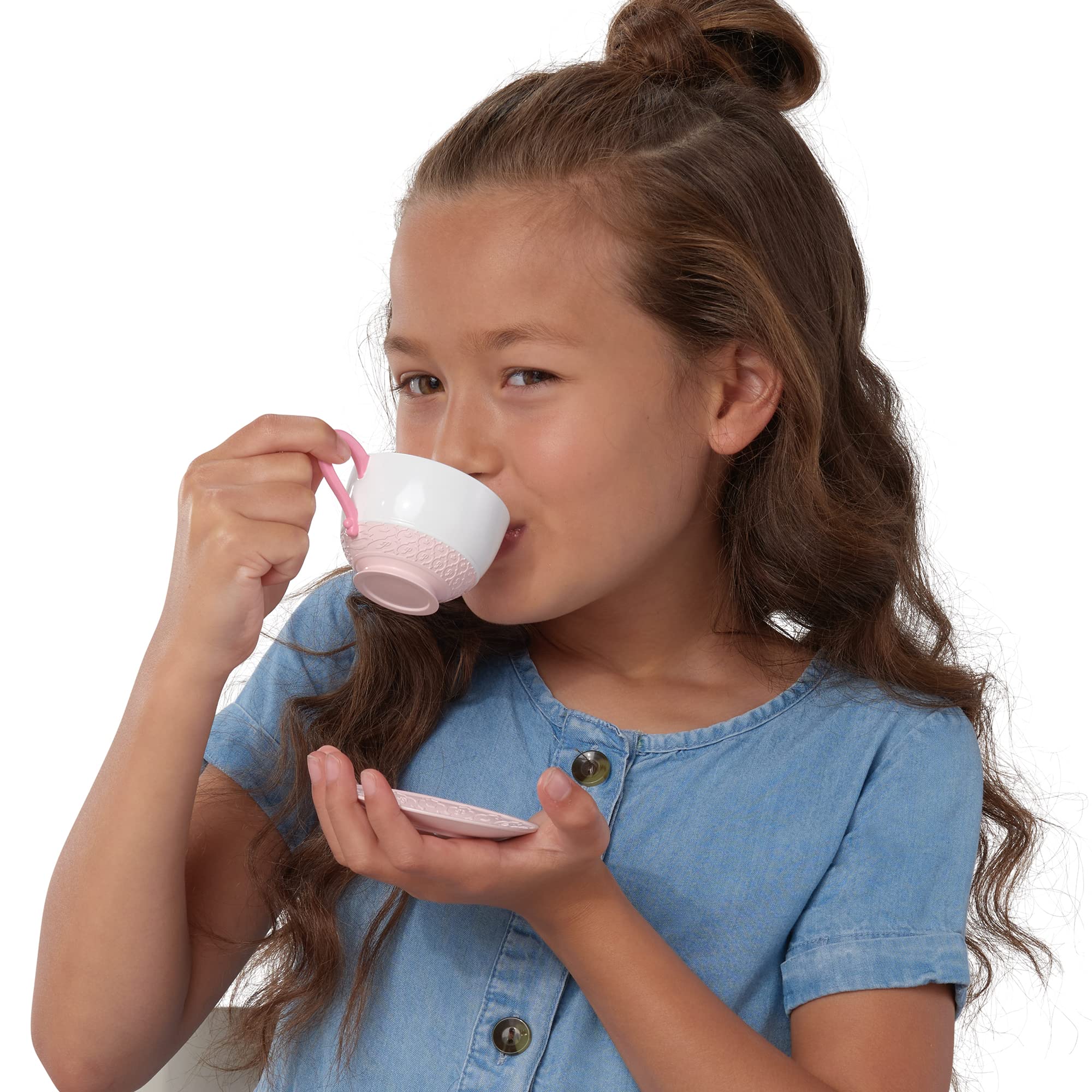Disney Princess Style Collection 21-Piece Tea Set Playset for Girls Ages 3+ 13