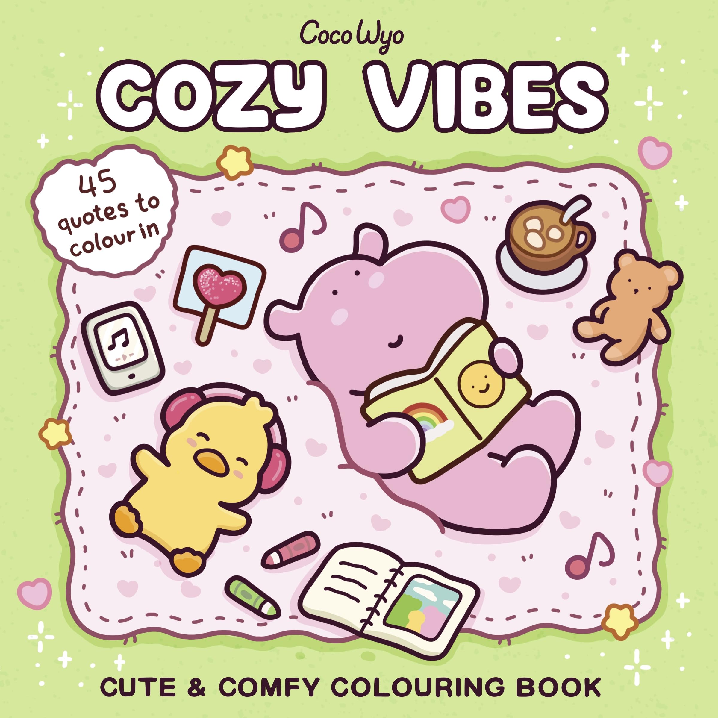 Penguin Cozy Vibes: A Cozy and Comfy Colouring Book by Coco Wyo | Paperback