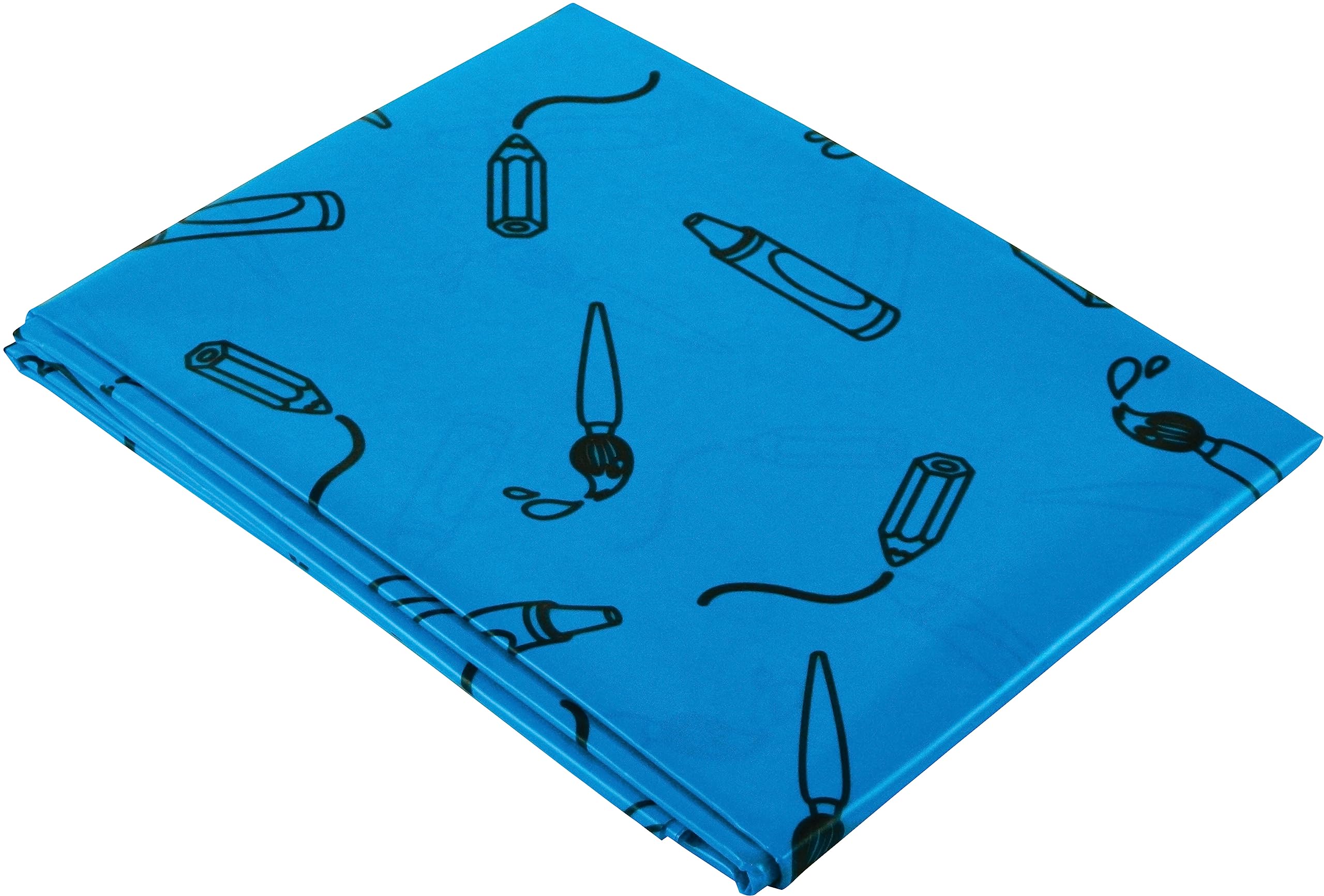 Craftplay Splashmat Table Cover 1.5m x 1.5m Blue Arts & Crafts