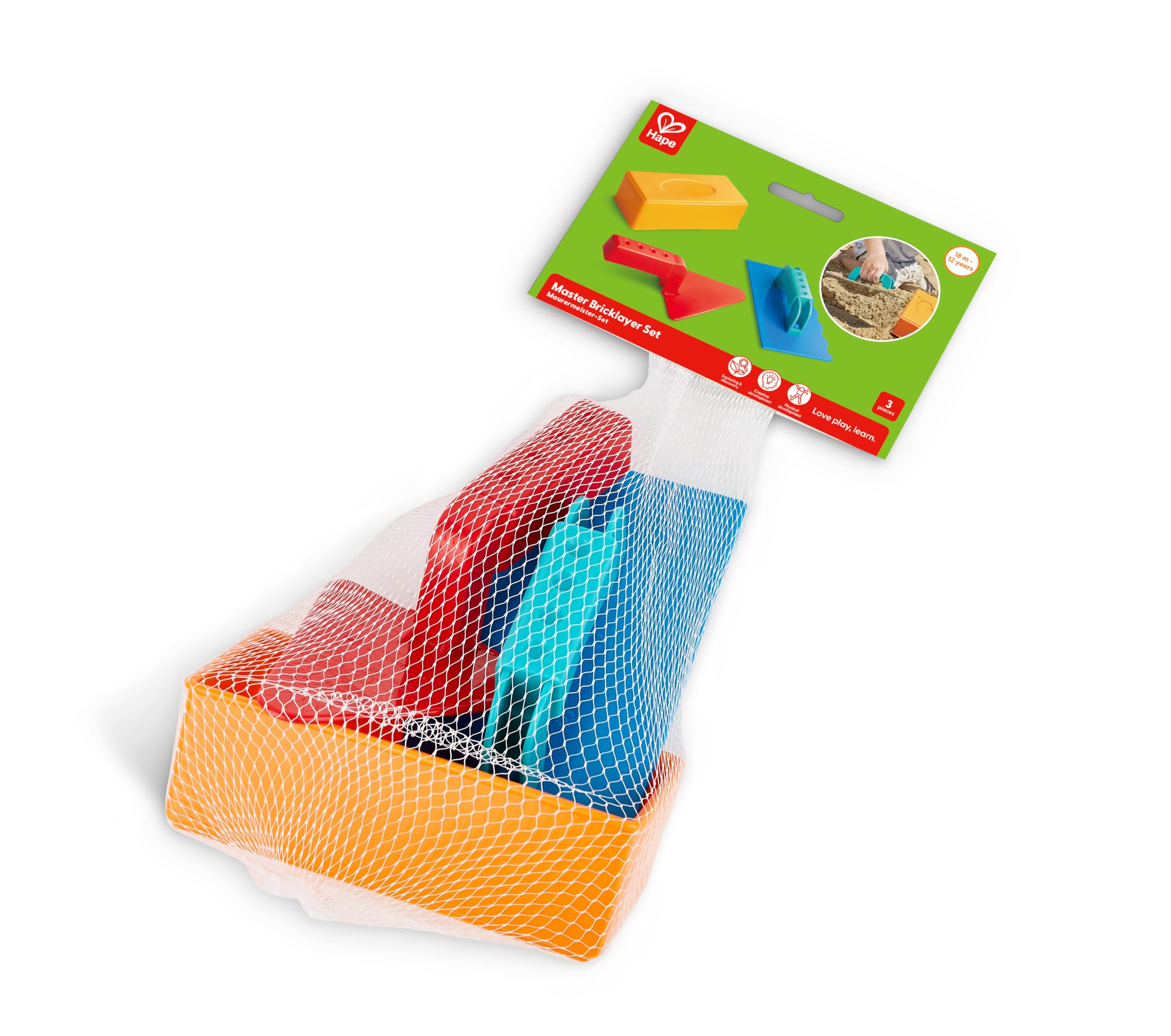 Hape Master Bricklayer Sand and Garden Toys - Multicolor Plastic | Ages 2-6 4
