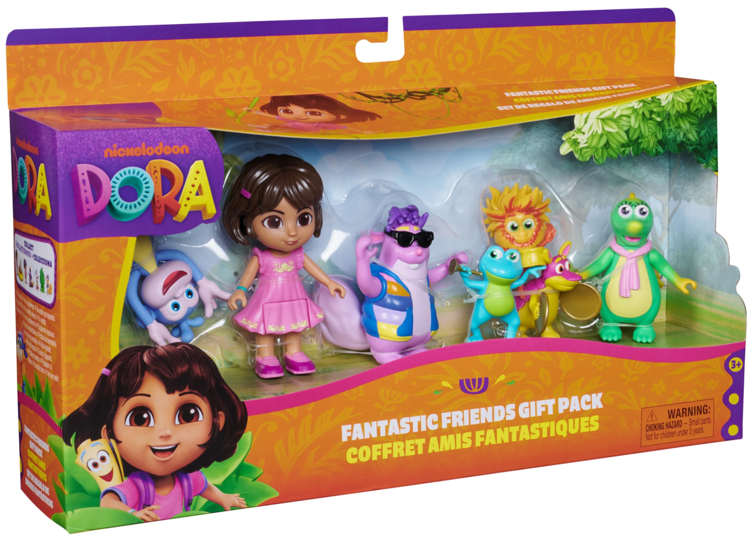 Dora the Explorer Fantastic Friends Gift Pack - Movable Action Figures for Kids 3+ 9