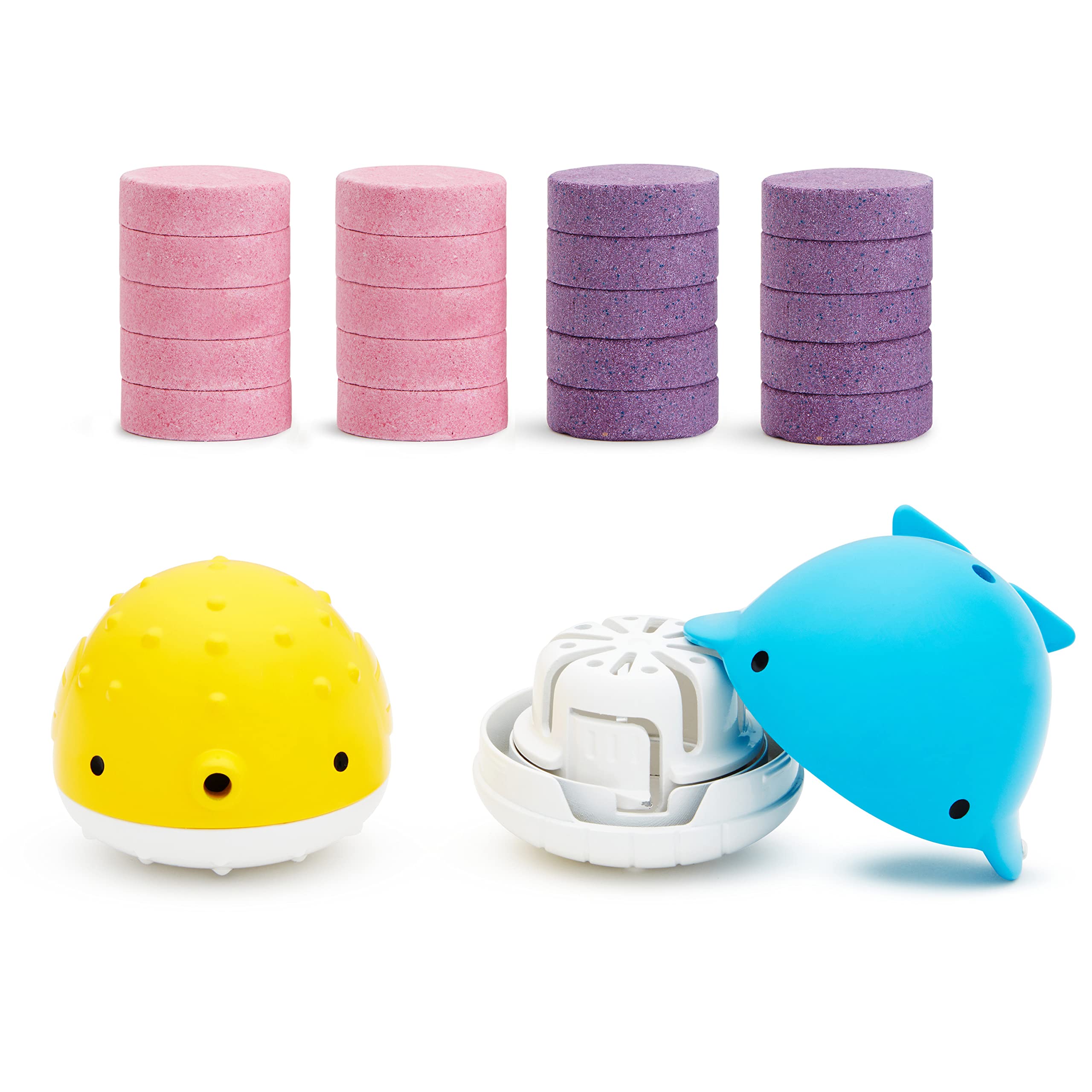 Munchkin Colour Buddies Bath Bombs & Toy Dispenser Set | 20 Count | Ages 24 Months+ 1