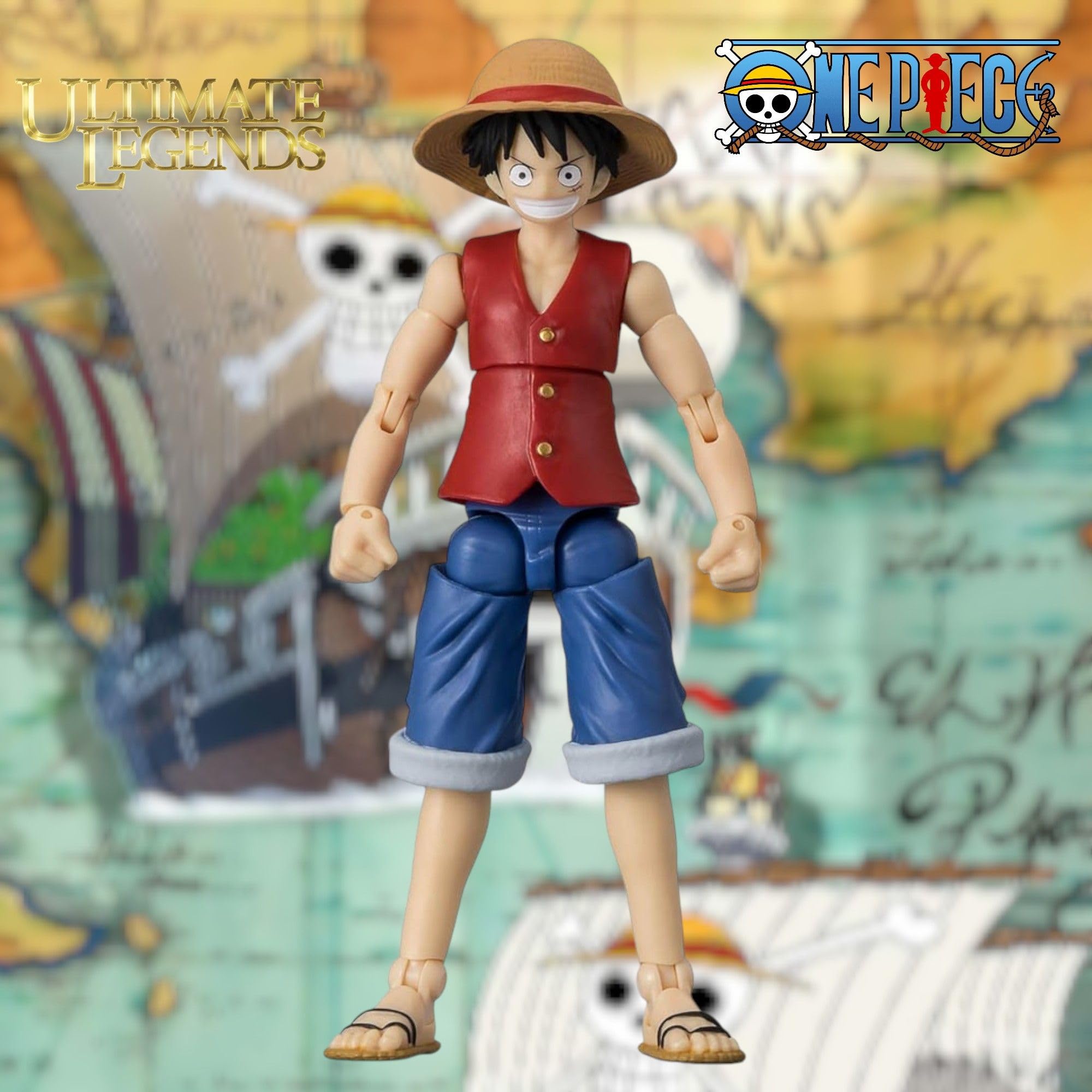 BANDAI Ultimate Legends Luffy Action Figure - 12.5cm Posable Anime Figure with Accessories 7