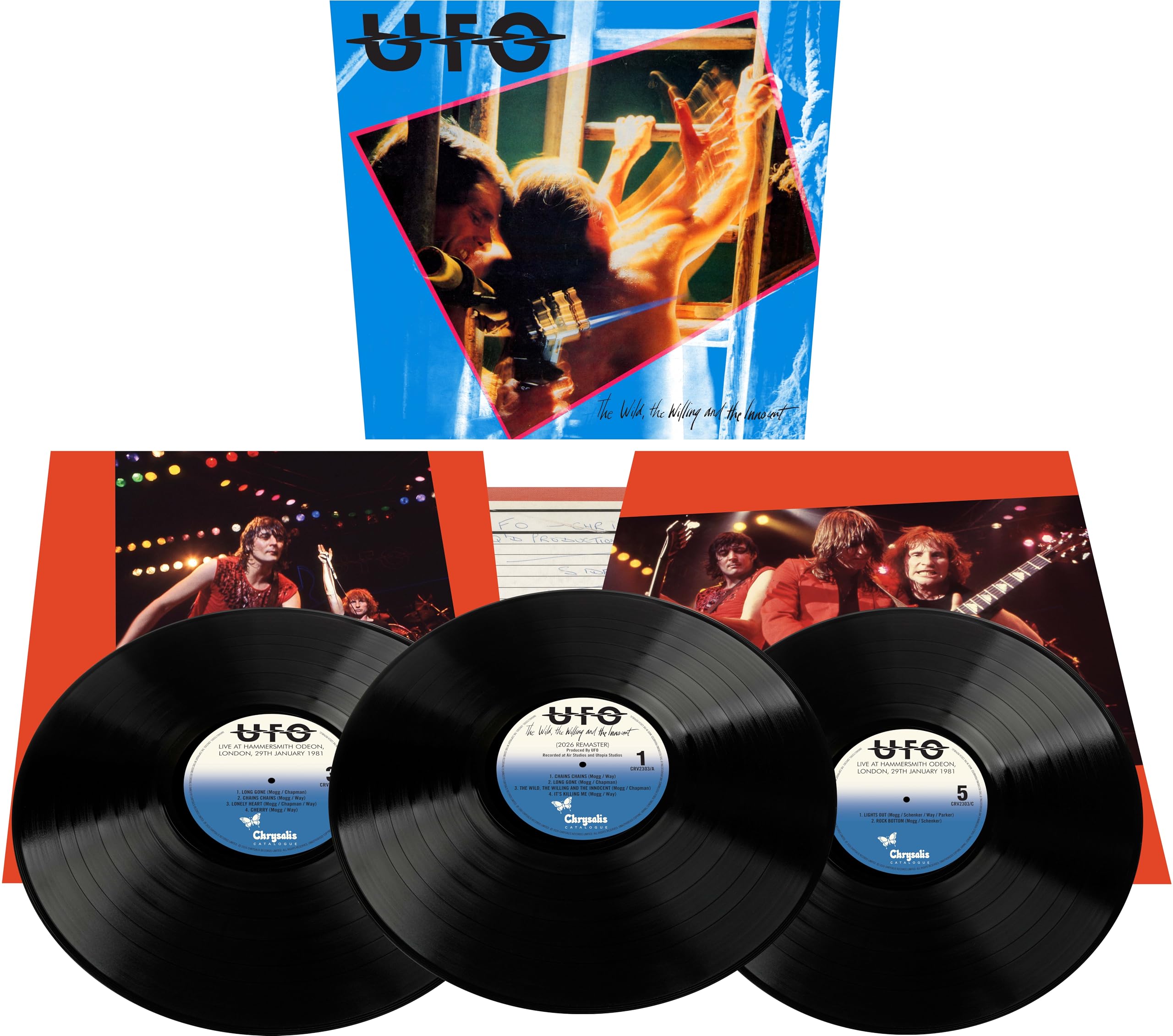 UFO - The Wild, The Willing & The Innocent [3LP Box Set Vinyl] 1
