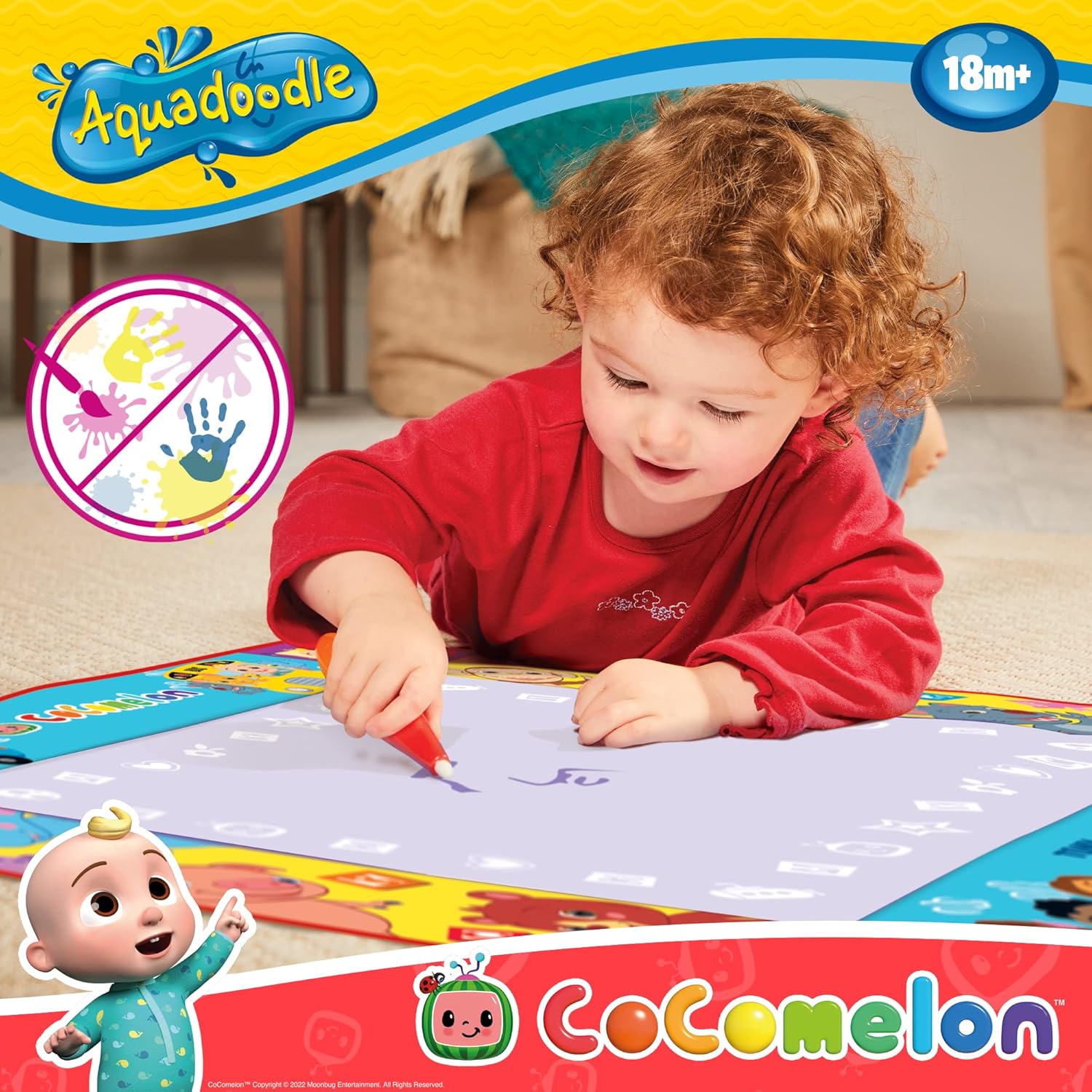 Aquadoodle Cocomelon Doodle Mat - Mess-Free Water Drawing Toy for Toddlers 18m+ 3