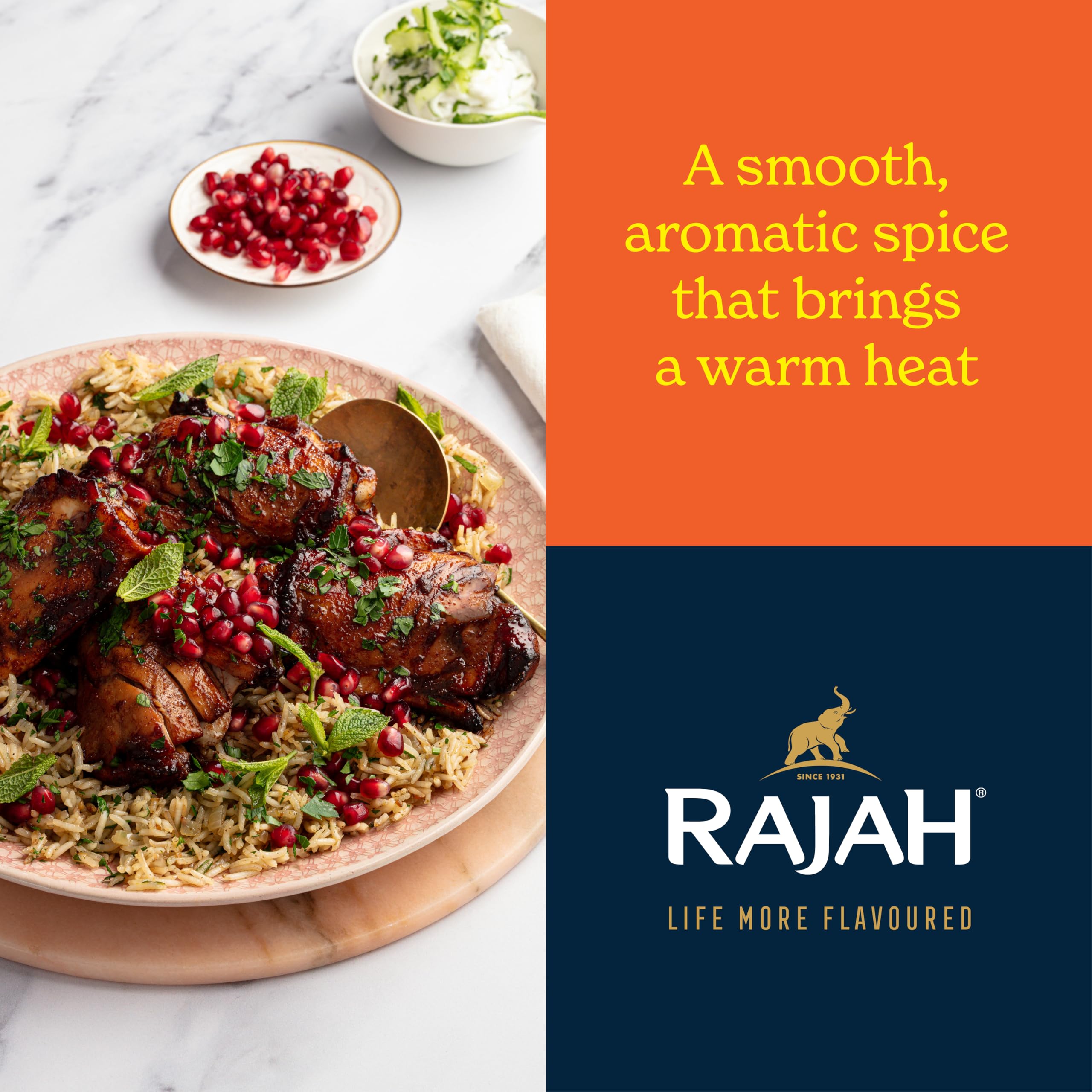 Rajah Paprika Powder - 1kg Resealable Bag | 100% Pure Ground Spice