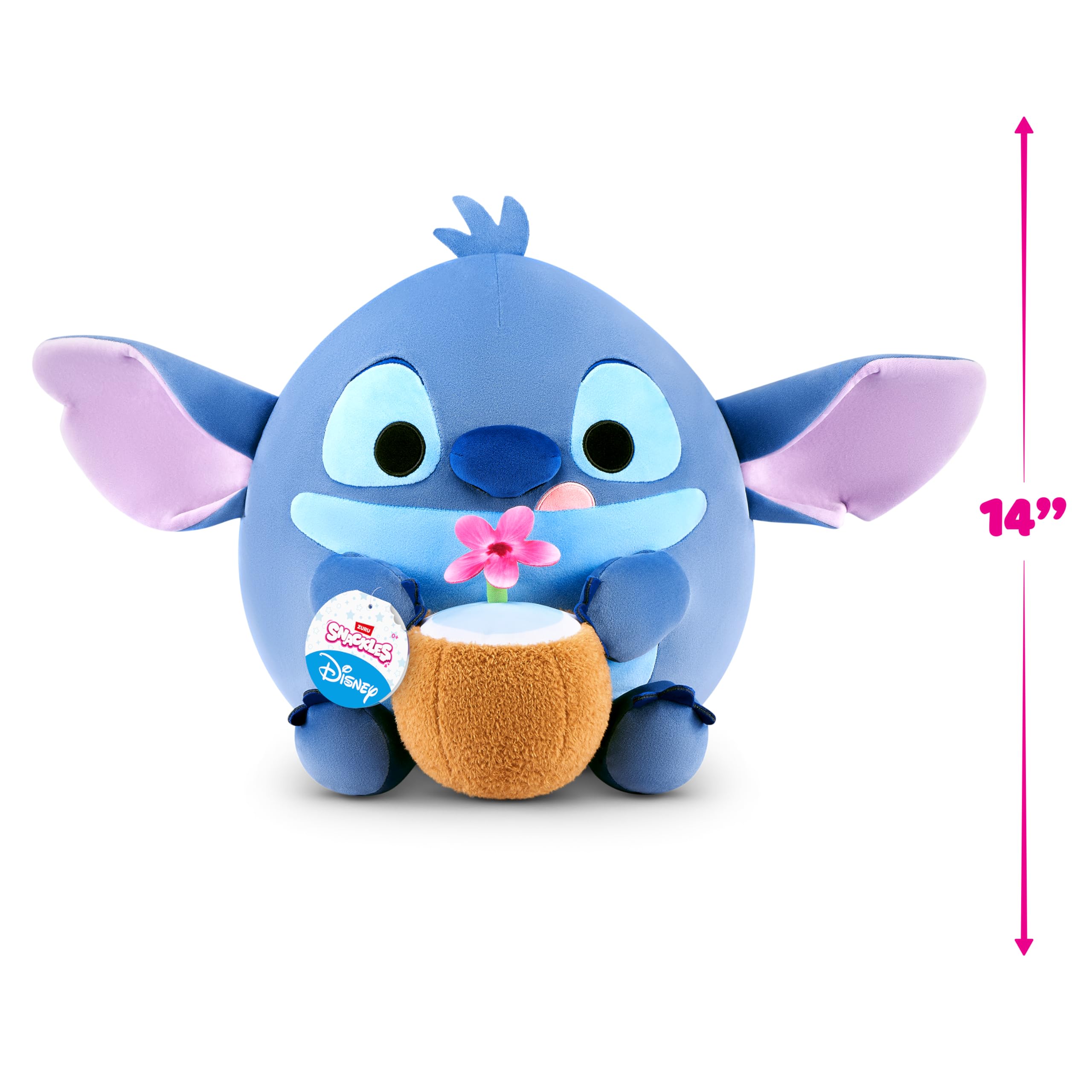 Snackles Disney Stitch 14-inch Plush with Snack Accessory by ZURU 5