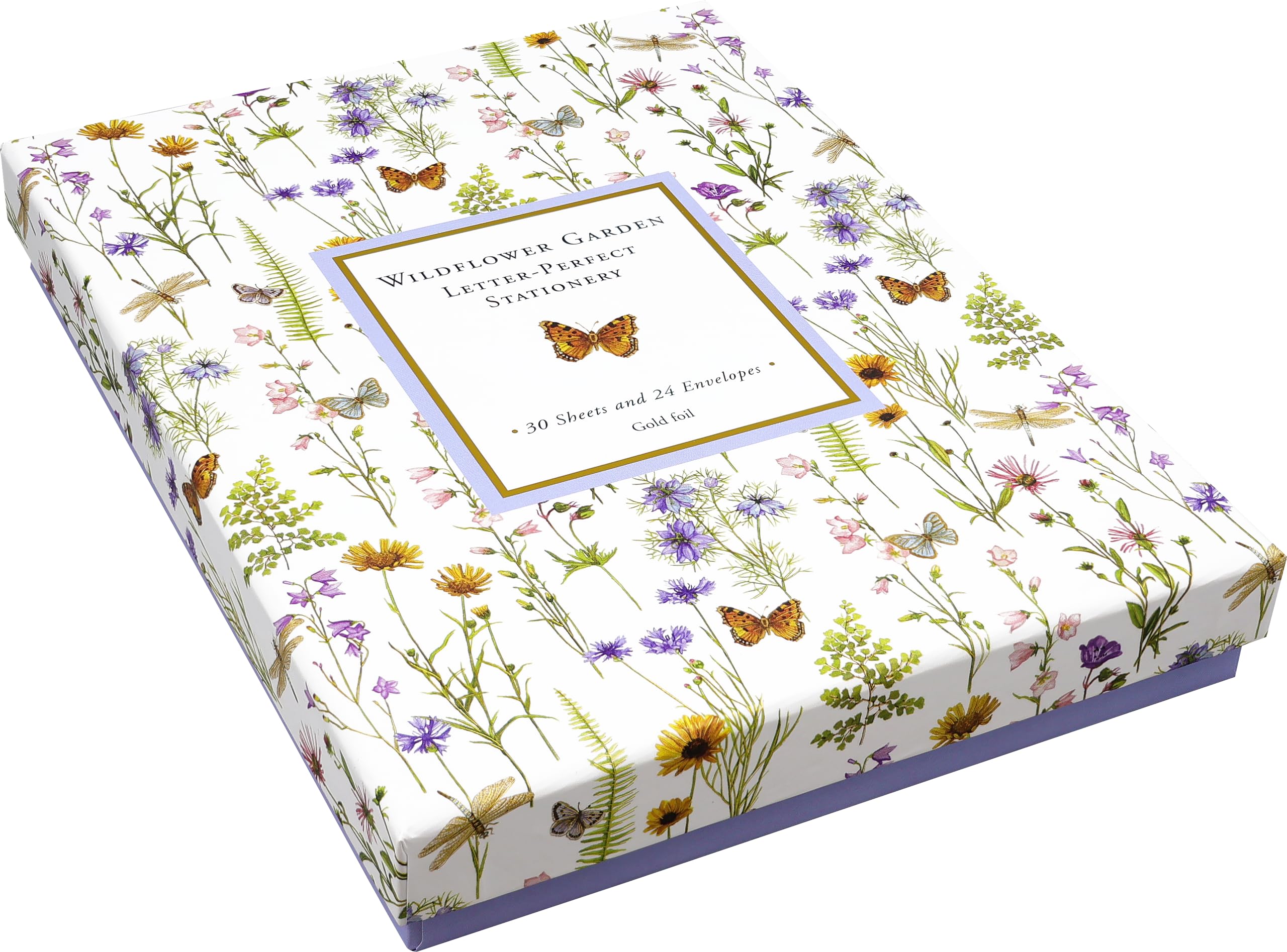 Peter Pauper Press Wildflower Garden Stationery Set - 30 Sheets, 24 Envelopes | 5-3/4'' x 7-3/4'' 3