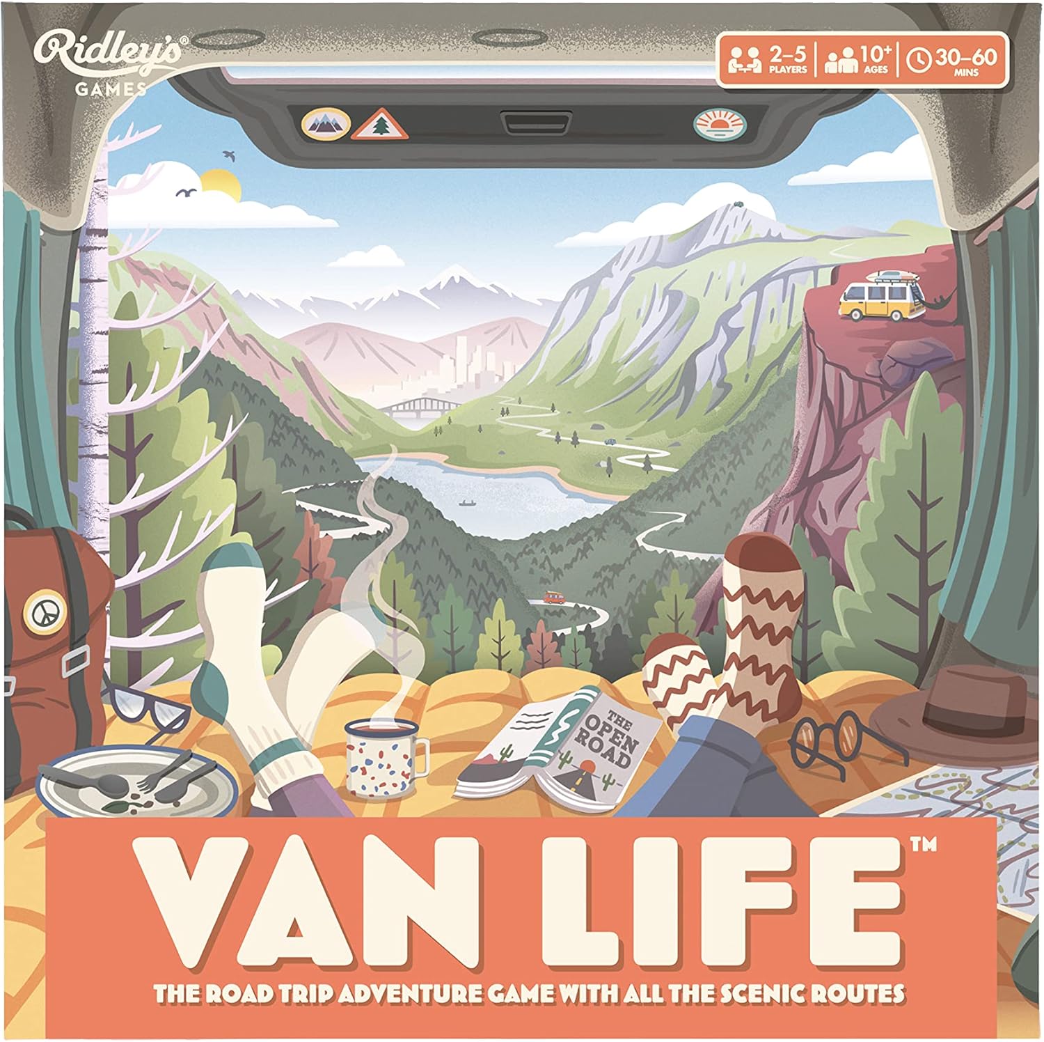 Van Life - Board Game for 2-5 Players, Ages 10+
