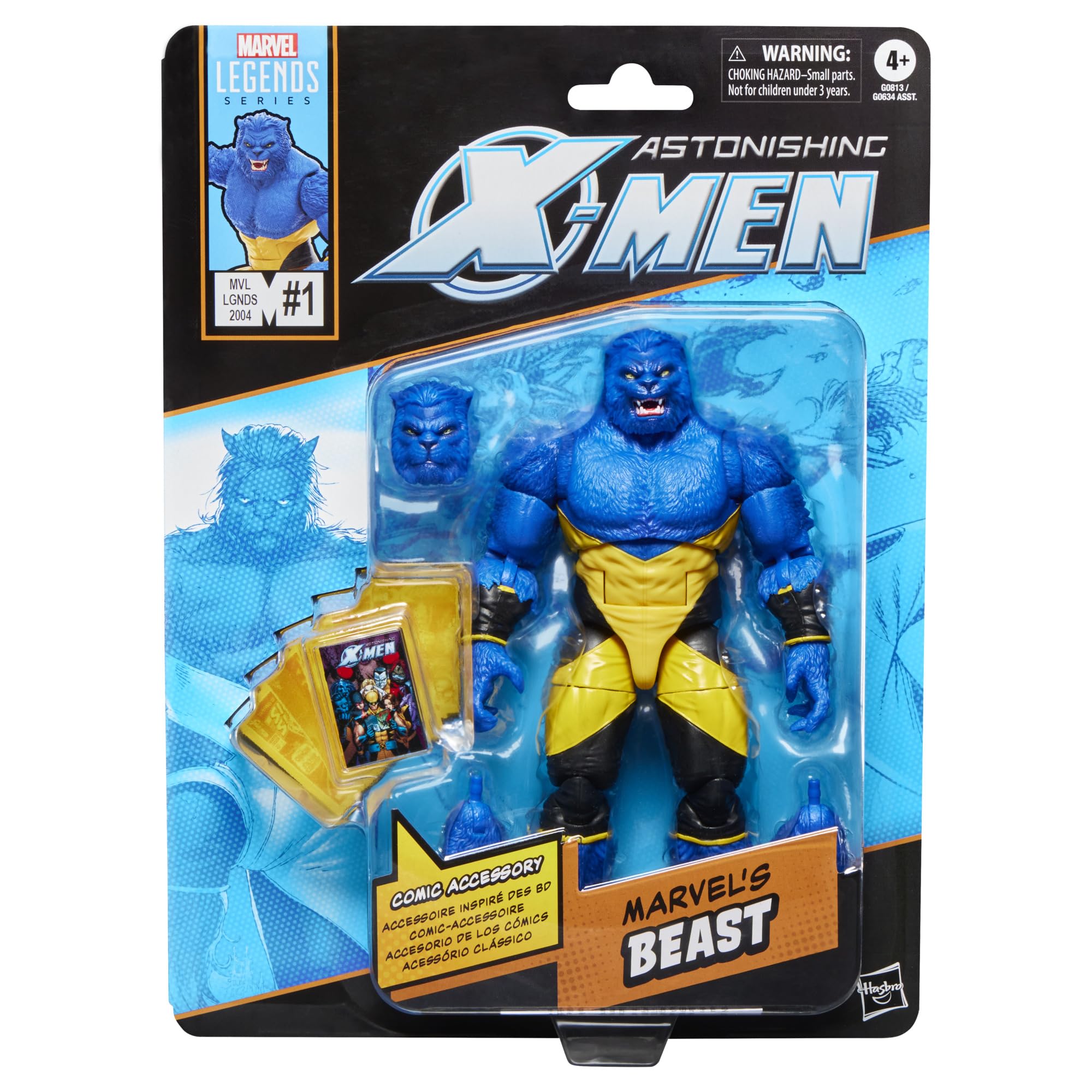 Marvel Legends Series Marvel's Beast Action Figure - 6-Inch Scale | Limited Edition | Ages 4+ 1