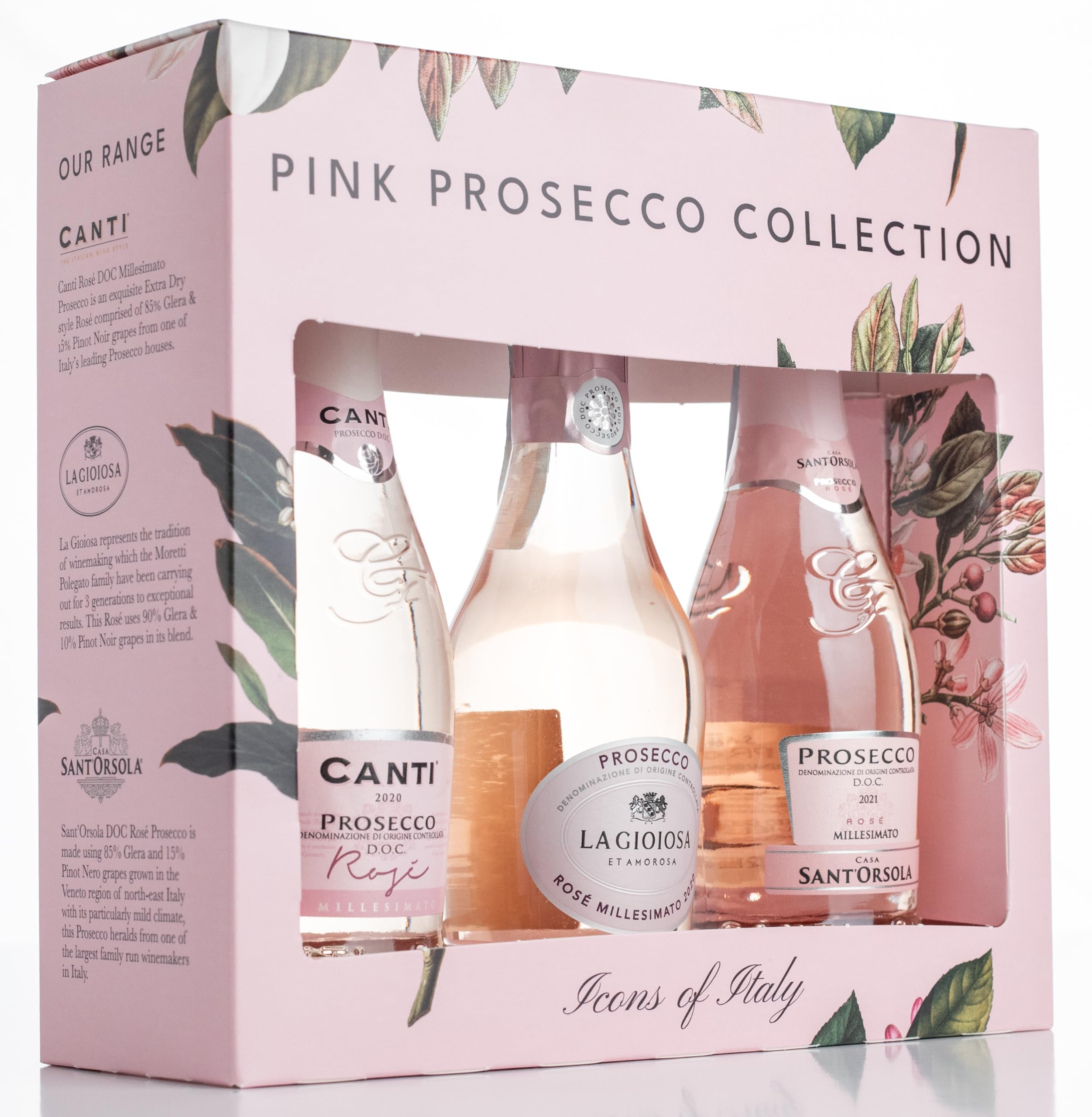 Interstellar Cellar - Pink Prosecco Collection Gift Box (3 Bottles)