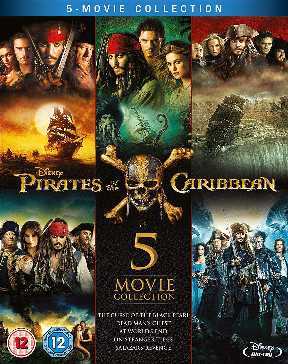 Pirates of the Caribbean Collection (1-5) [Blu-ray]