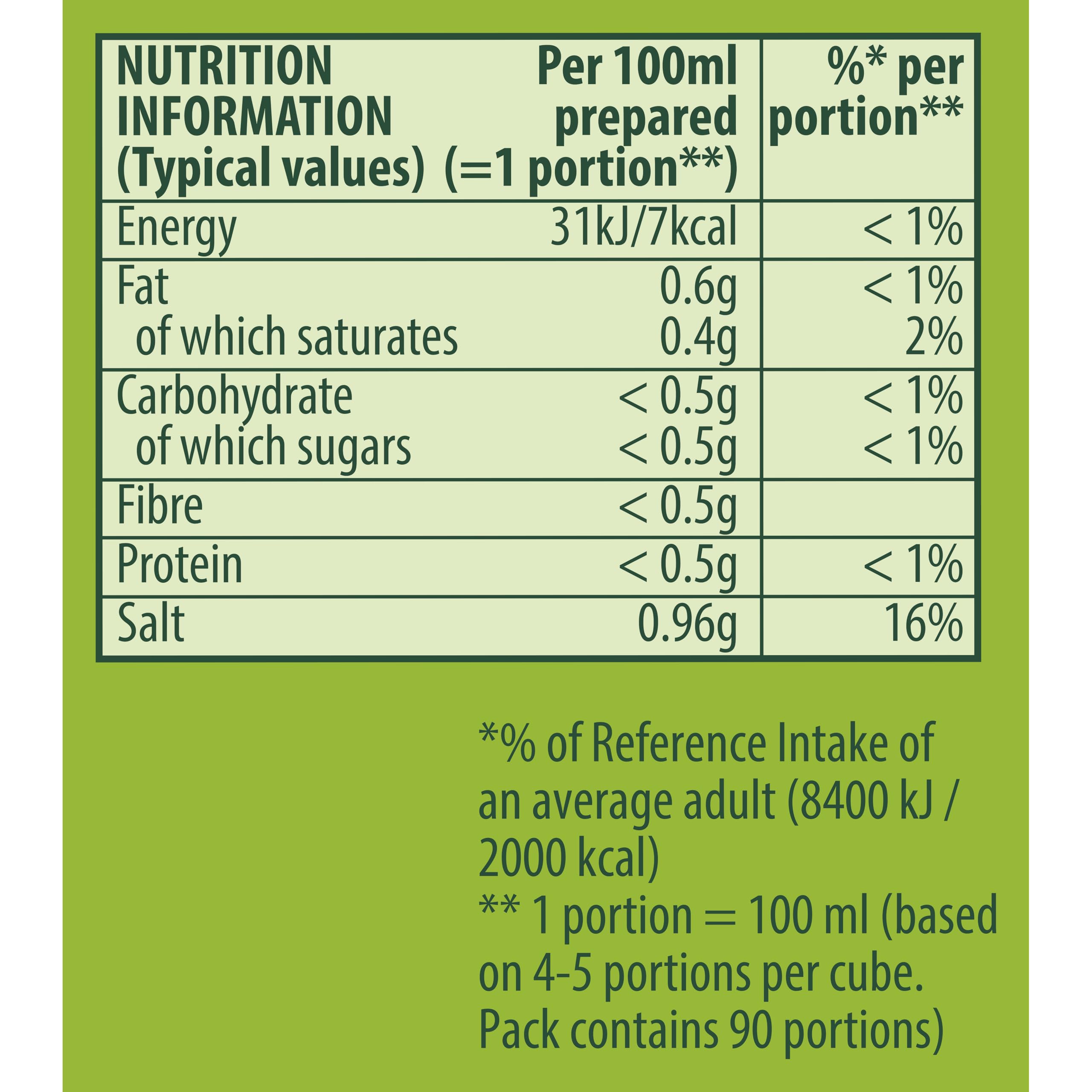 Knorr Vegetable Stock Cubes - Gluten-Free Flavor Enhancer | 20 x 10g Cubes 7