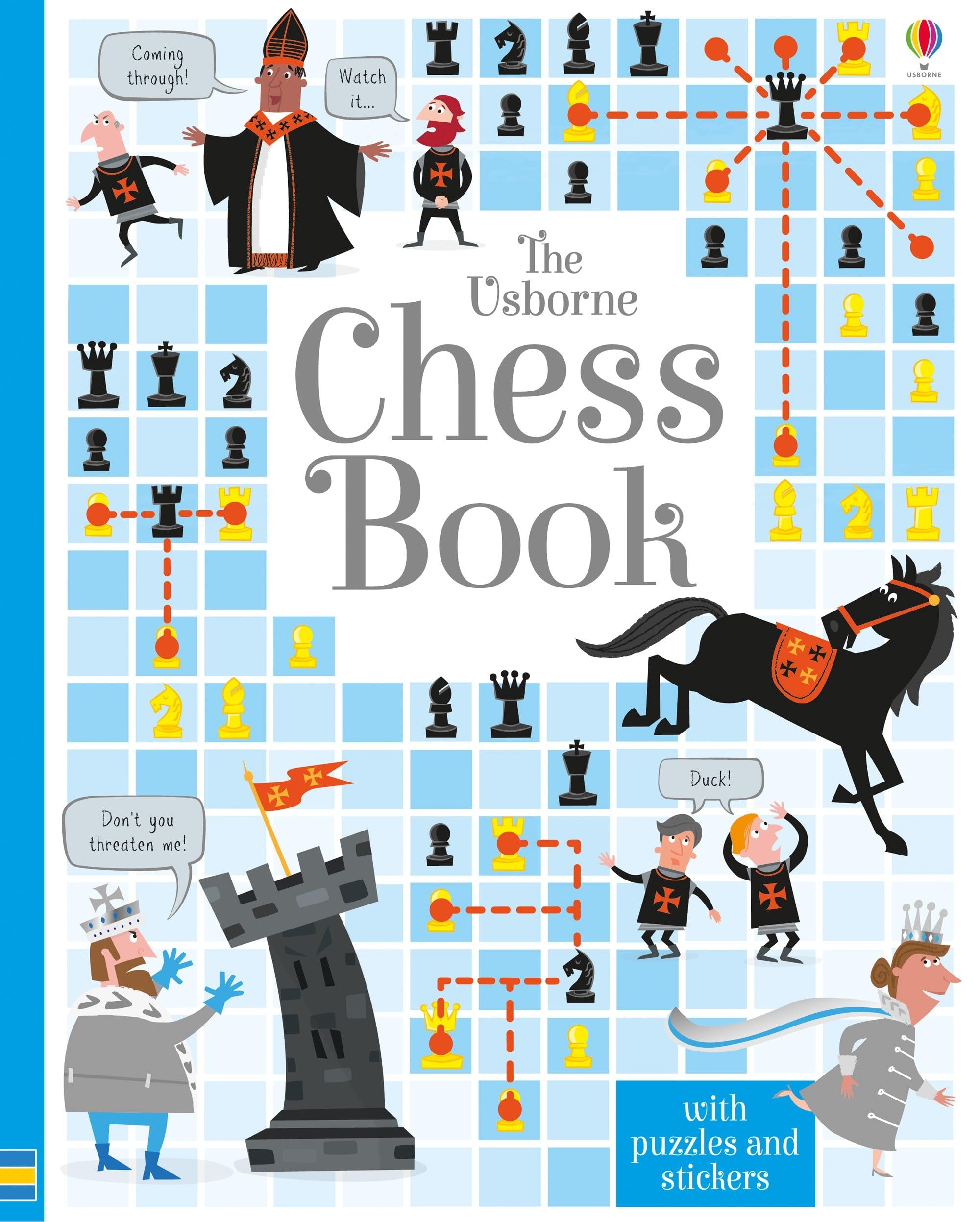 Usborne The Usborne Chess Book - Write-in Activity Book for Learning Tactics | Hardcover