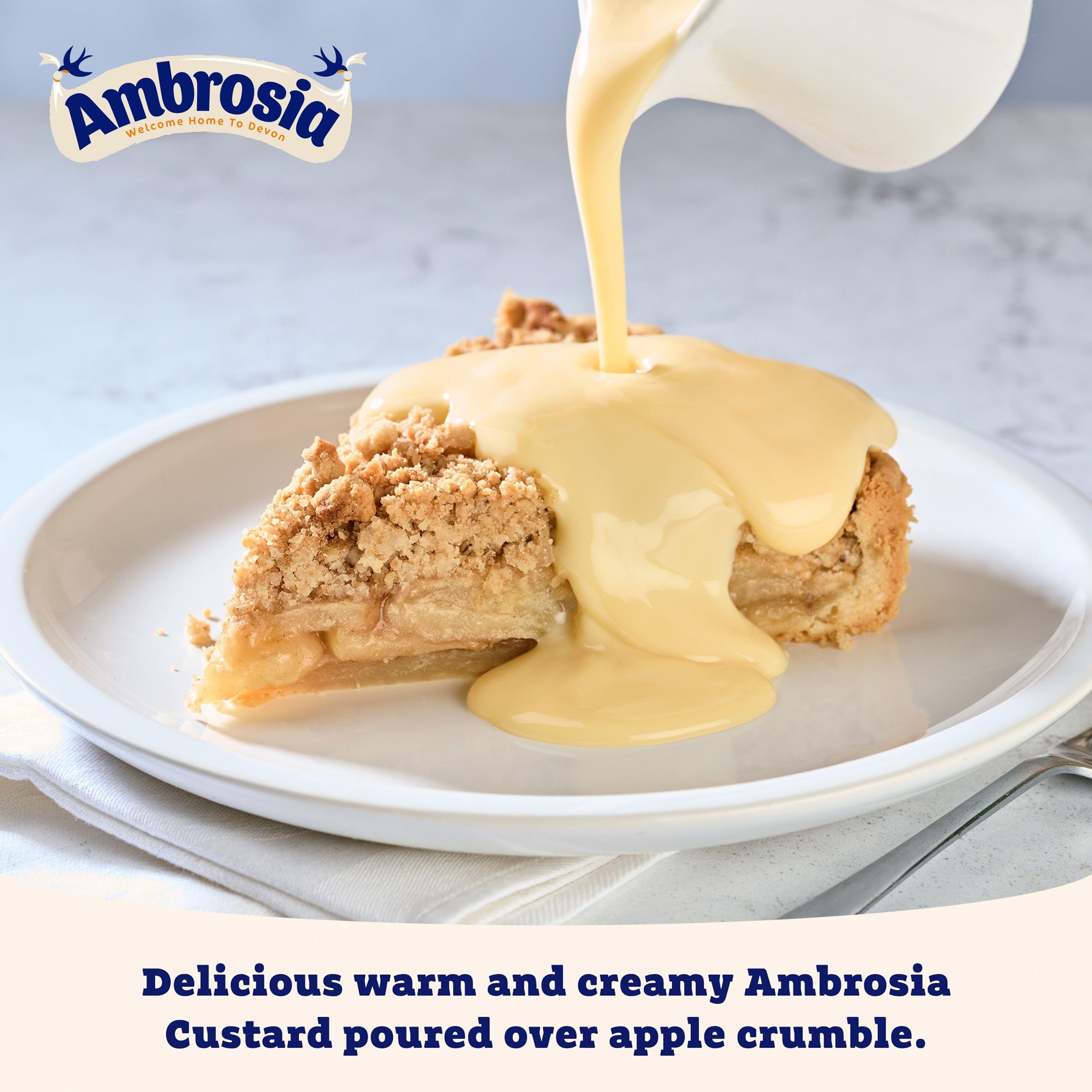 Ambrosia Strawberry Flavour Custard Pots - Pack of 12 | 150g Pots | Ready-to-Eat 4