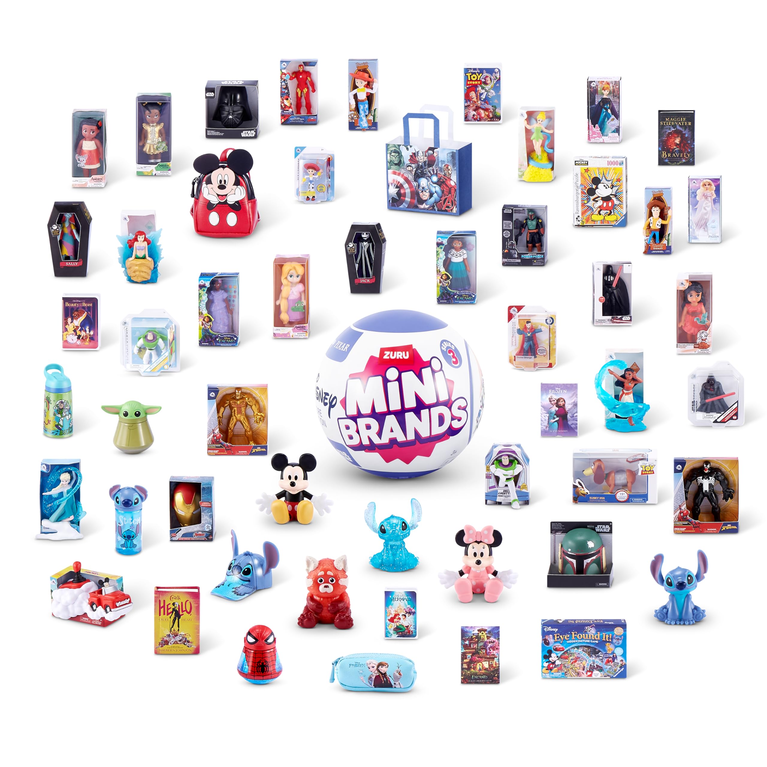 Mini Brands Disney Minis Series 3 - 1 Capsule Collectible Toy for Kids & Collectors 7