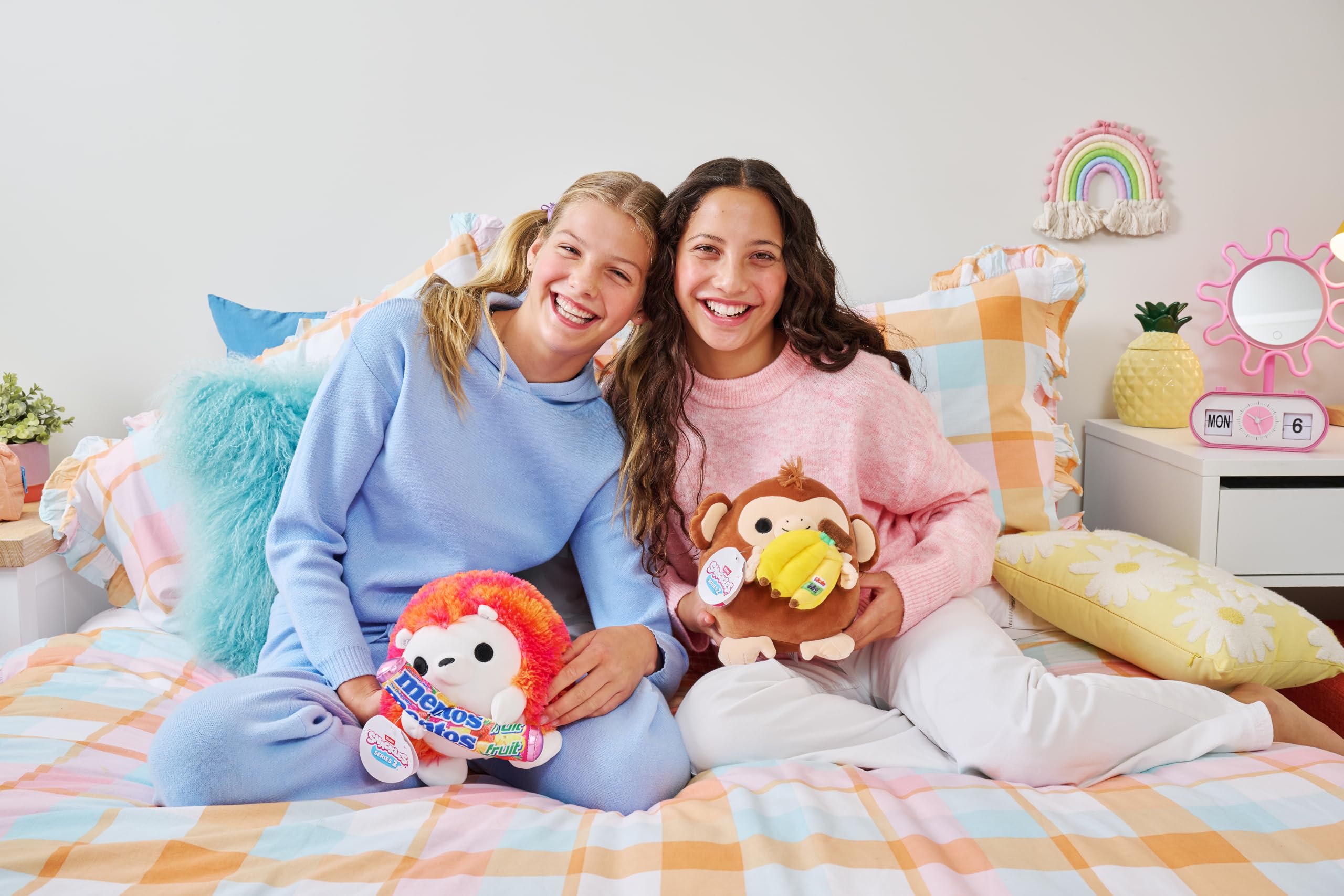 Snackles Series 2 Lamb Plush Toy - Super Soft 8 Inch Stuffed Animal with Jelly Belly Snack 5