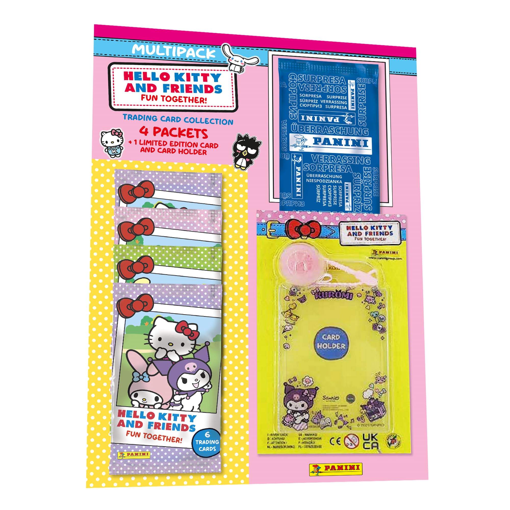 Panini Hello Kitty & Friends Trading Card Collection Multipack | 209 Cards to Collect | Multicolor