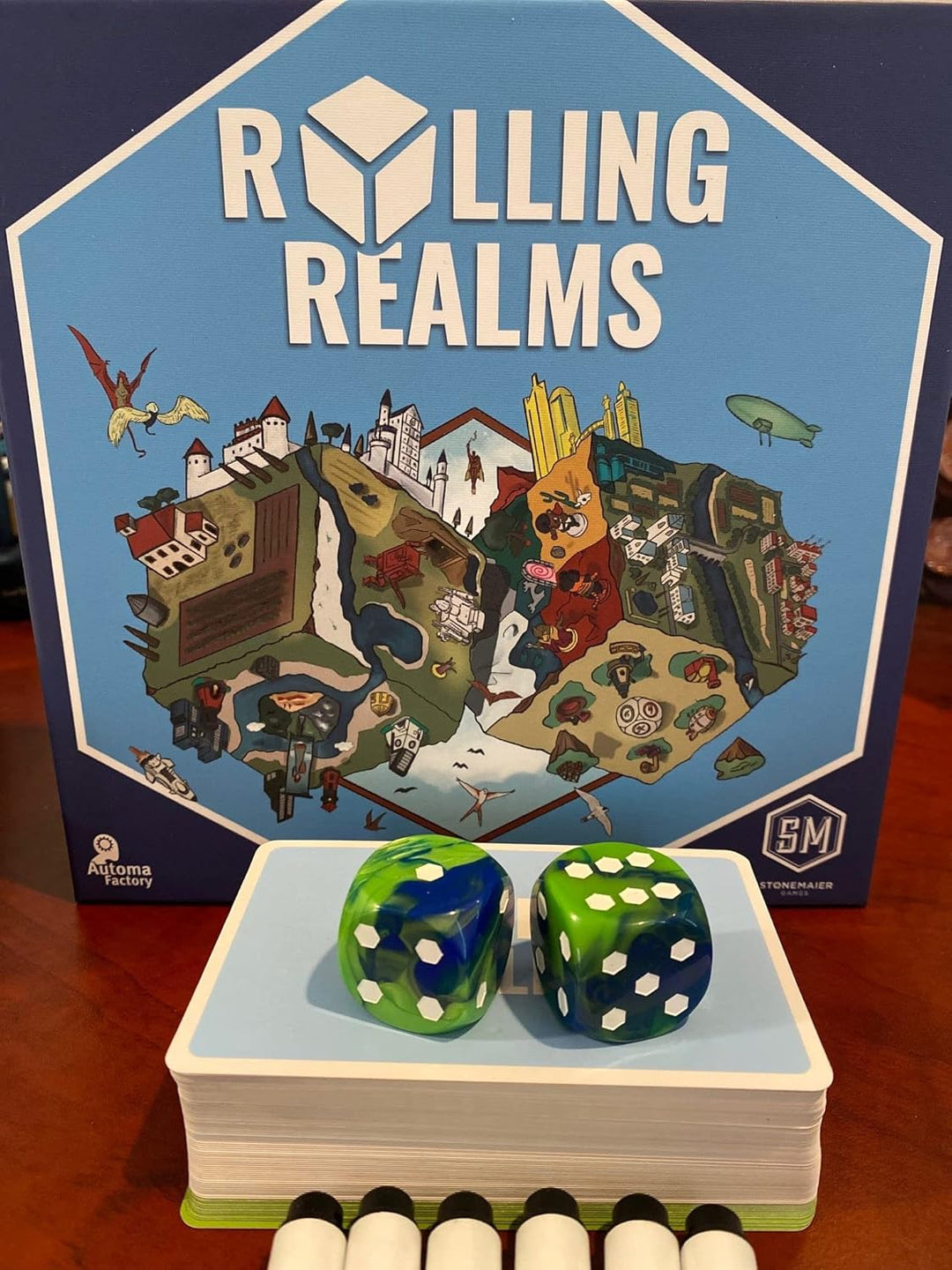 Stonemaier Games Rolling Realms Card Game (STM450)