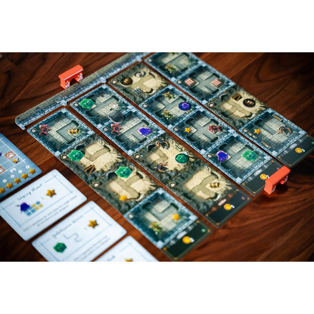 Thunderworks Games Stonespine Architects Card-Drafting Board Game